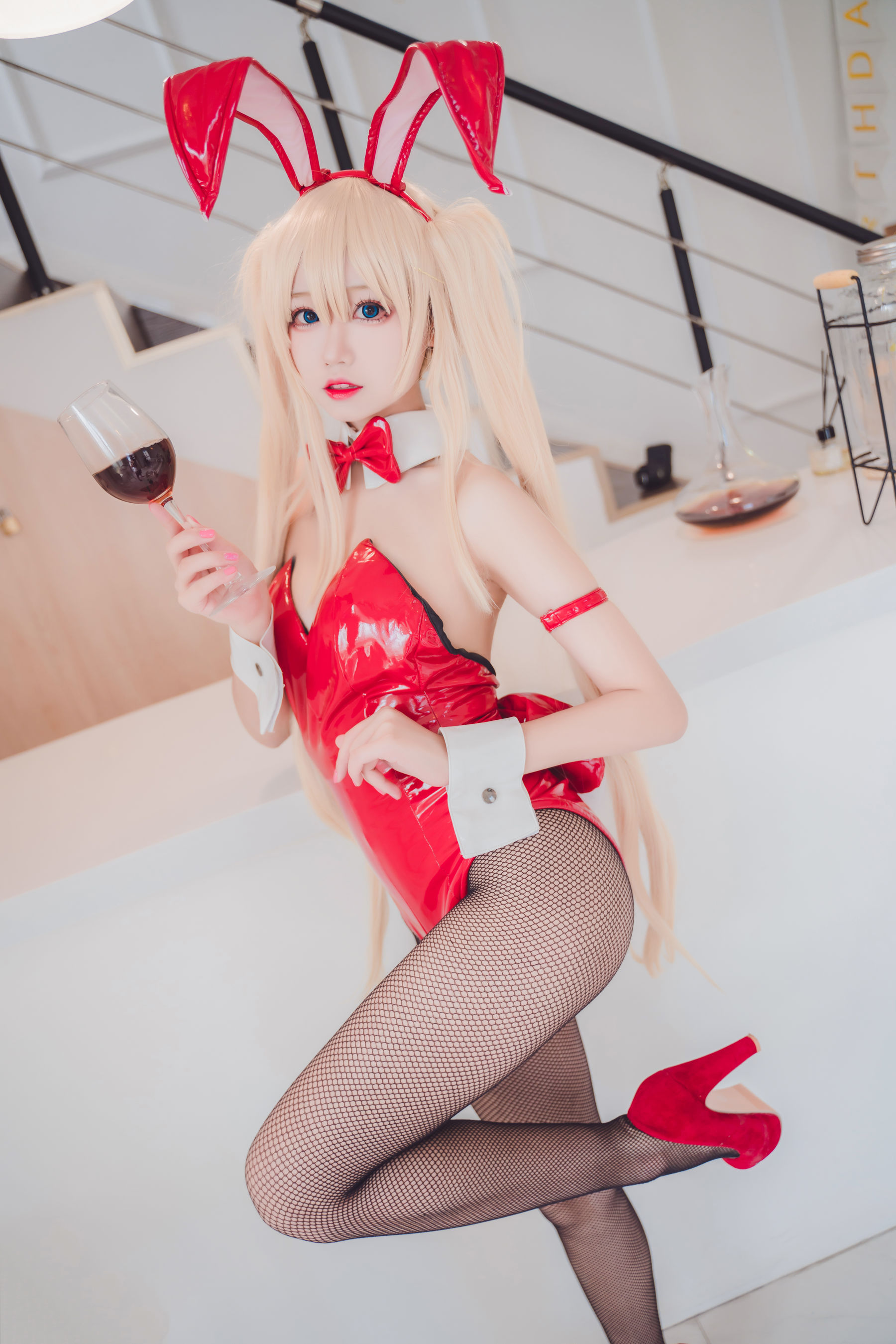 [Cosplay写真] 猫君君MaoJun – 英梨梨兔女郎 Cosplay-第24张