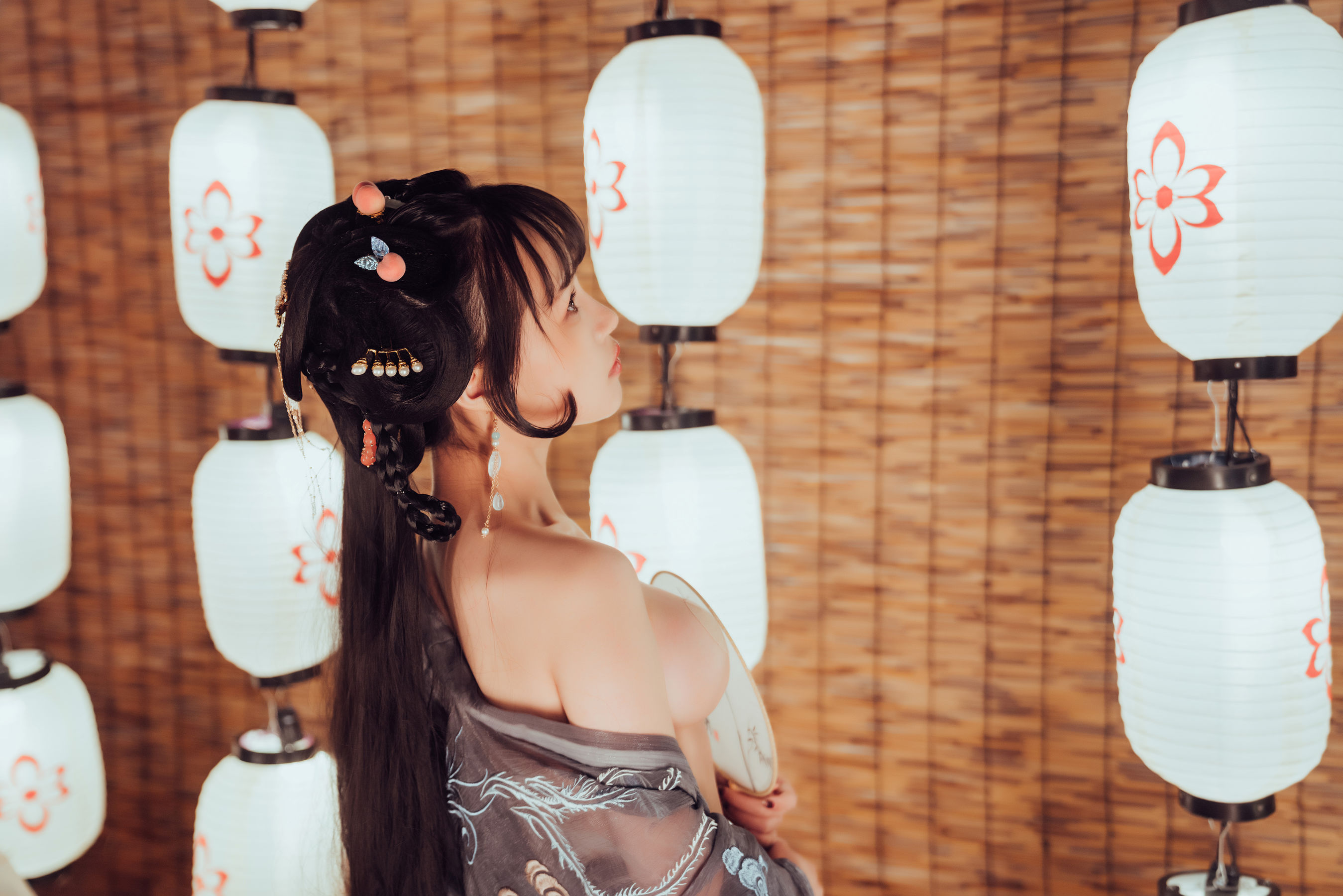 美少女晕崽 – 小琵琶精 Cosplay-第61张