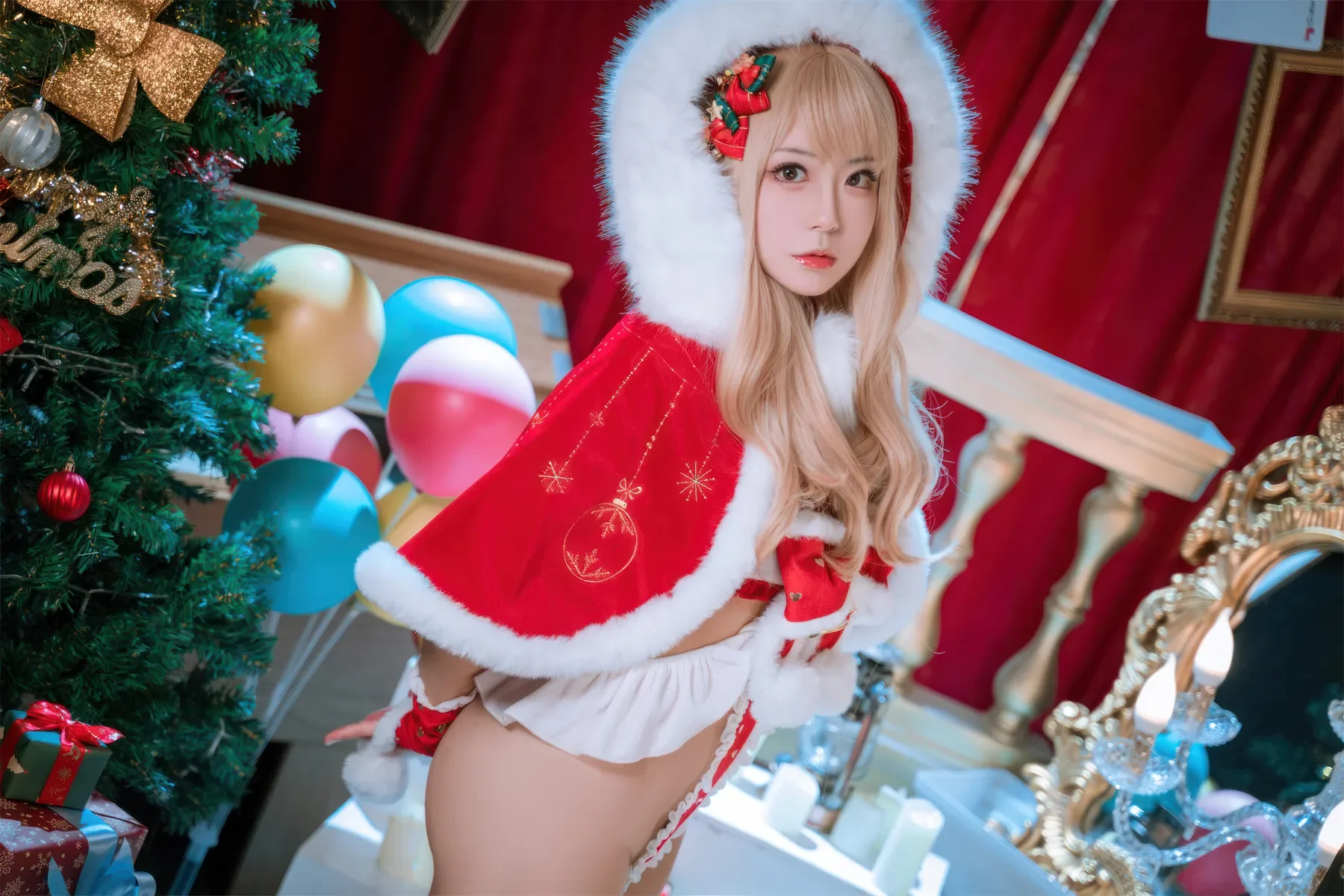 虎森森 – 圣诞精灵 Cosplay-第61张