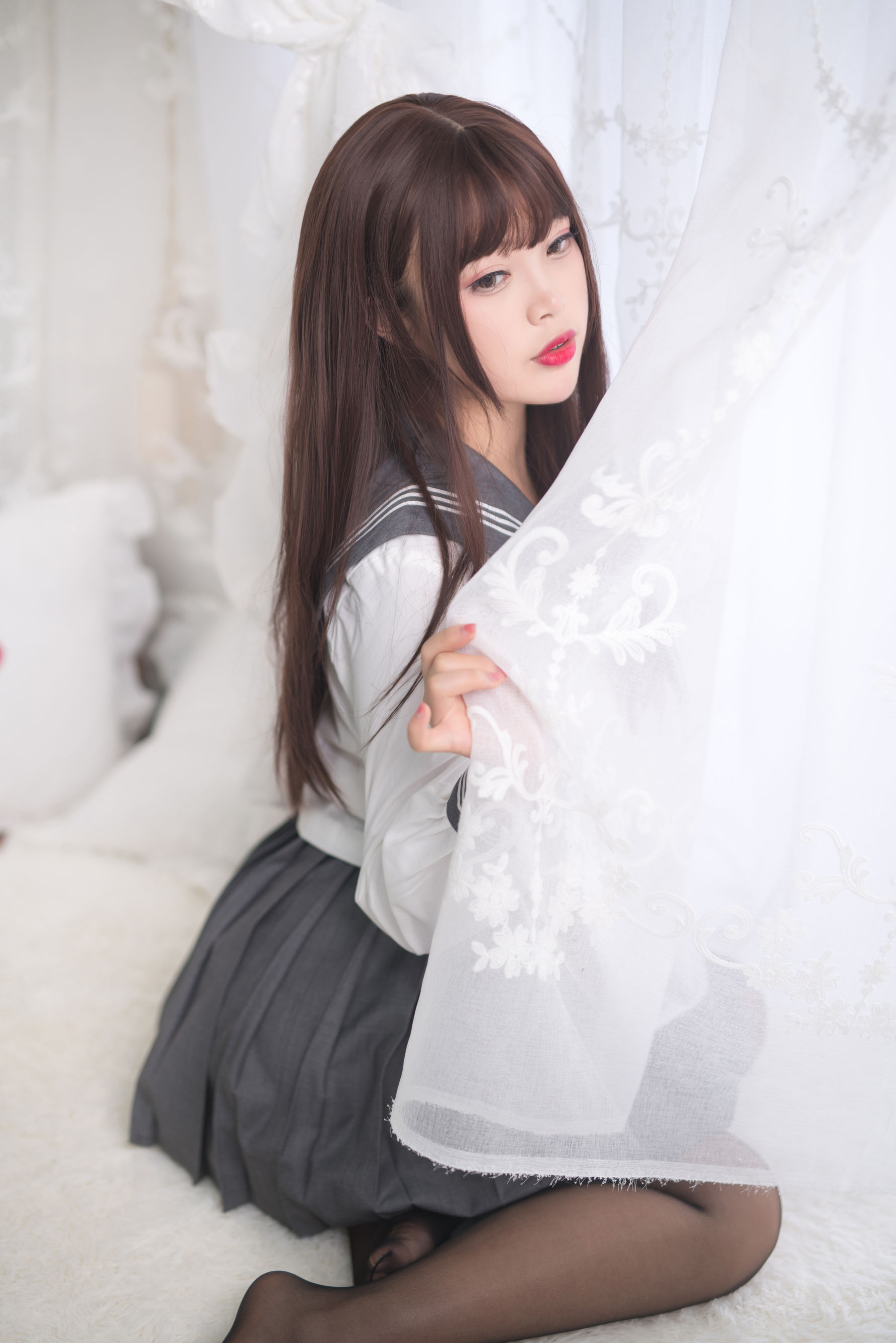 萌系小姐姐-白烨- 绝对足域 Cosplay-第59张