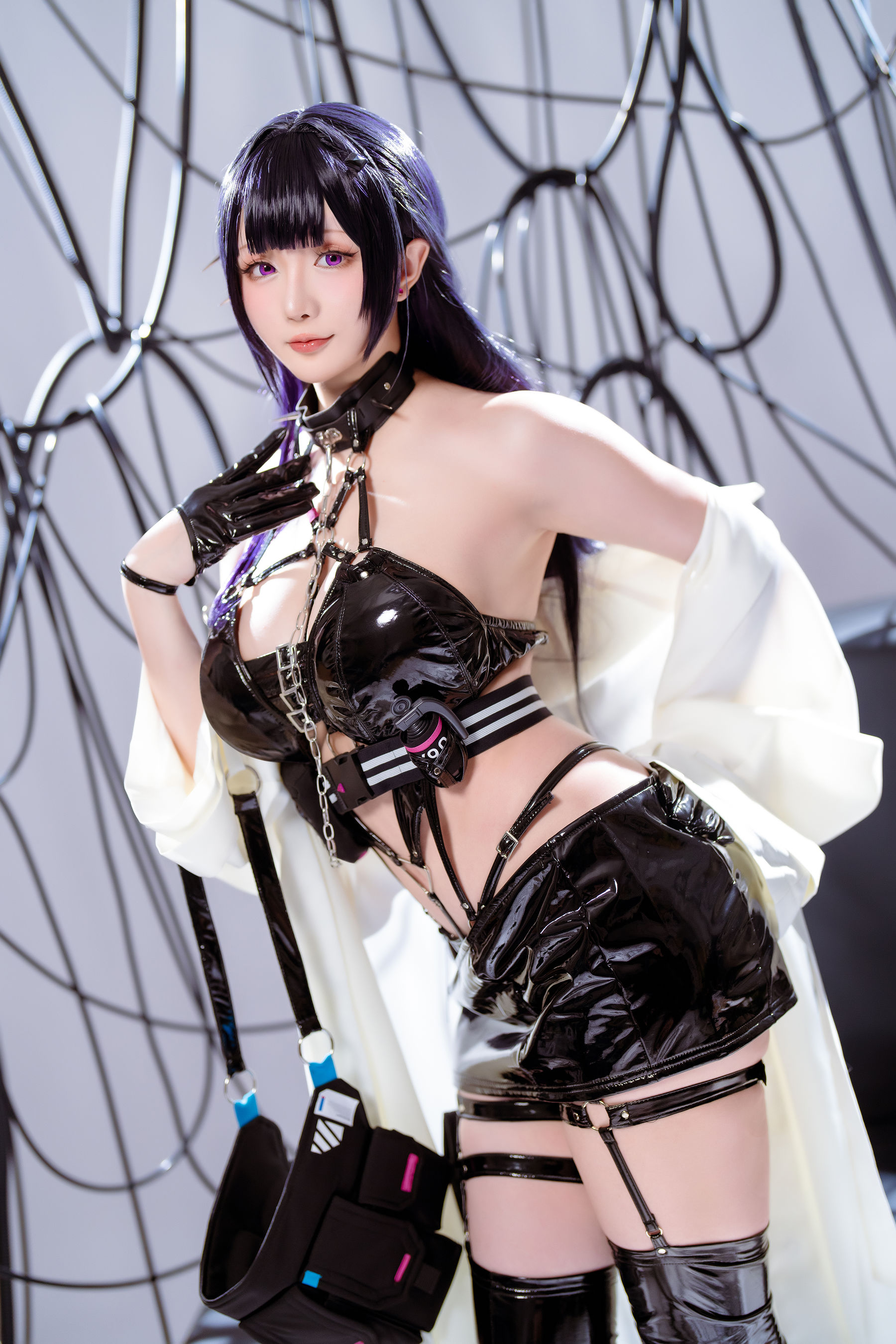Coser小姐姐星之迟迟 – Nikke-米哈拉 Cosplay-第25张