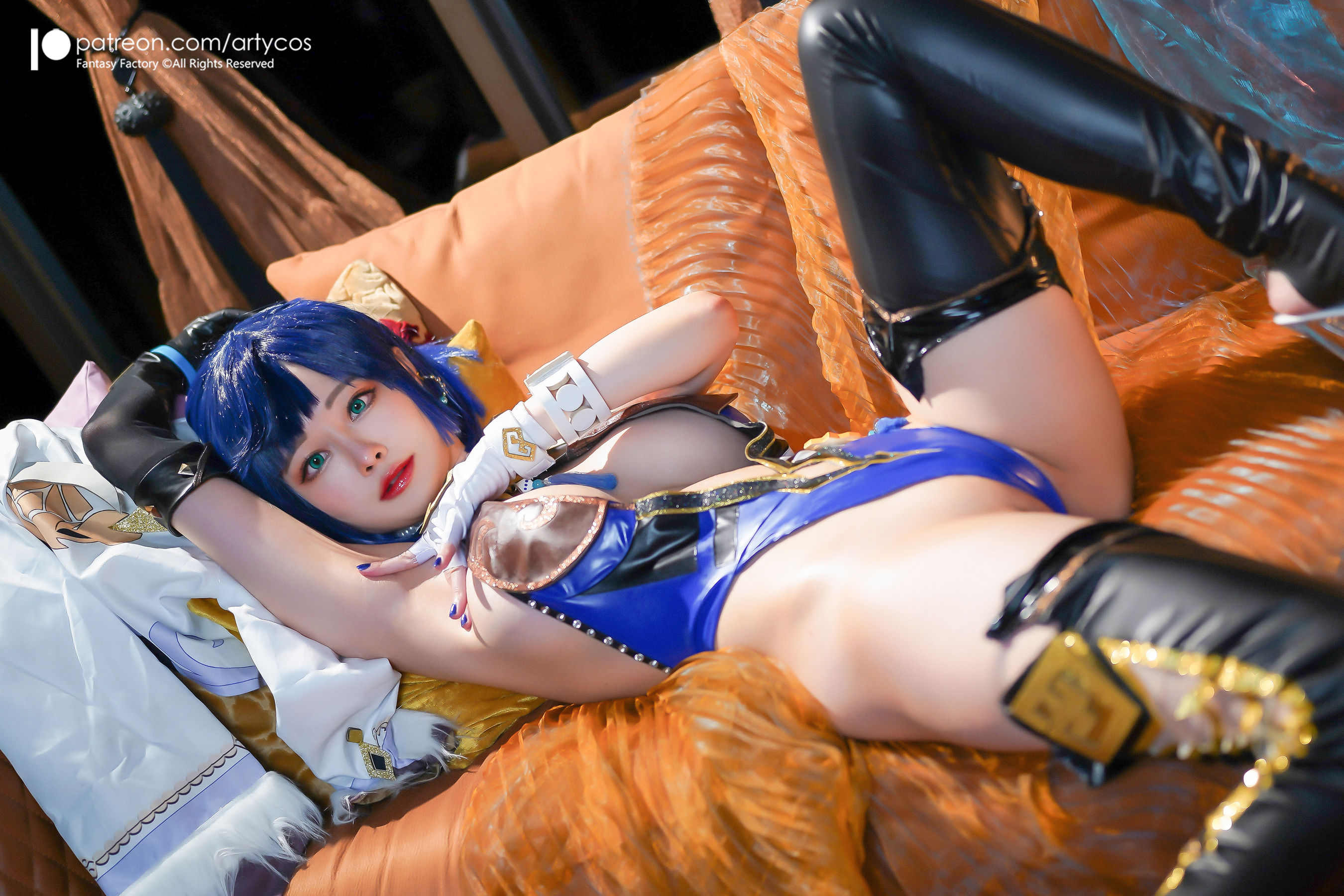 COS妹子Arty亞緹 – Genshin Yelan Cosplay-第13张