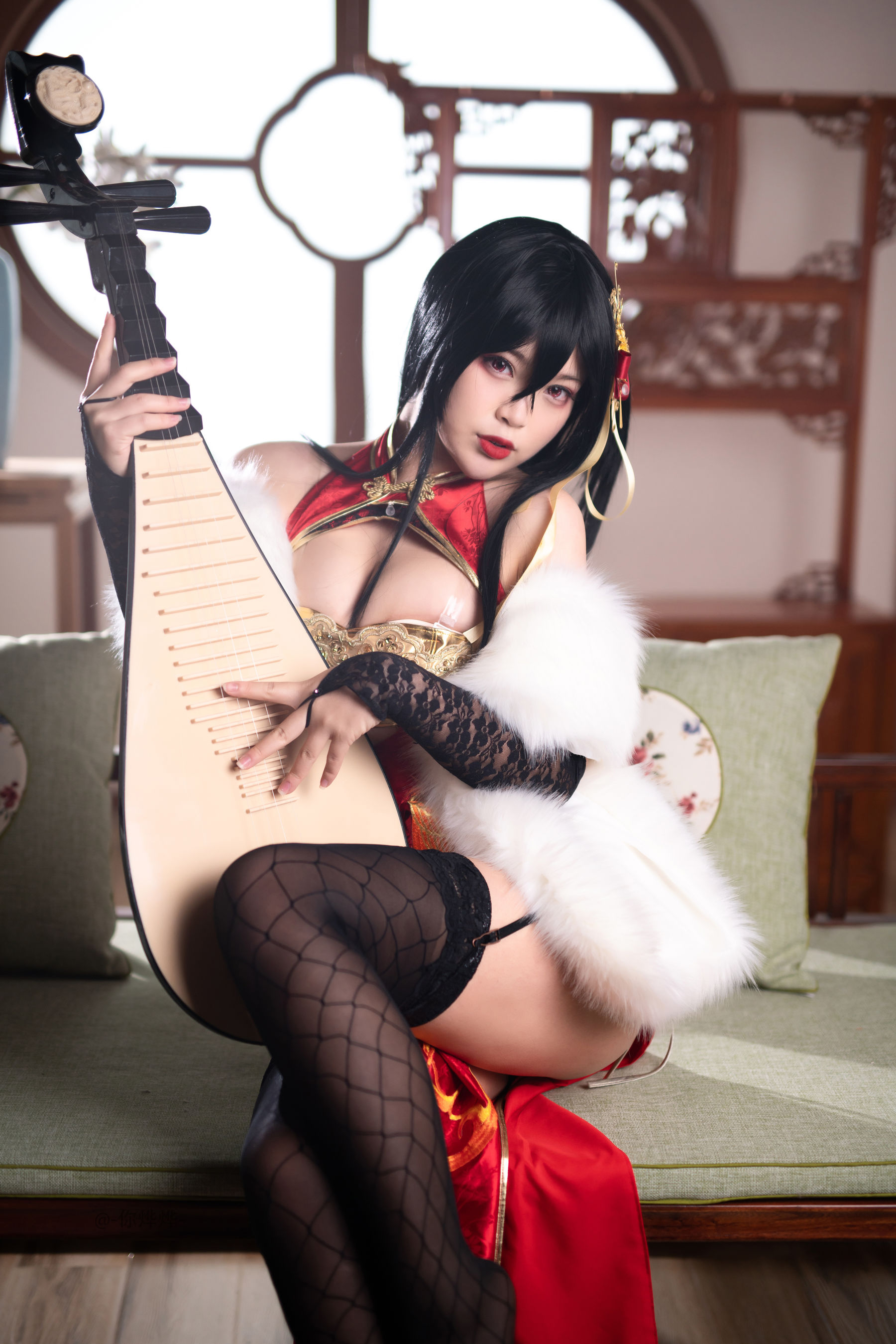 萌系小姐姐-白烨- 大凤旗袍 Cosplay-第8张