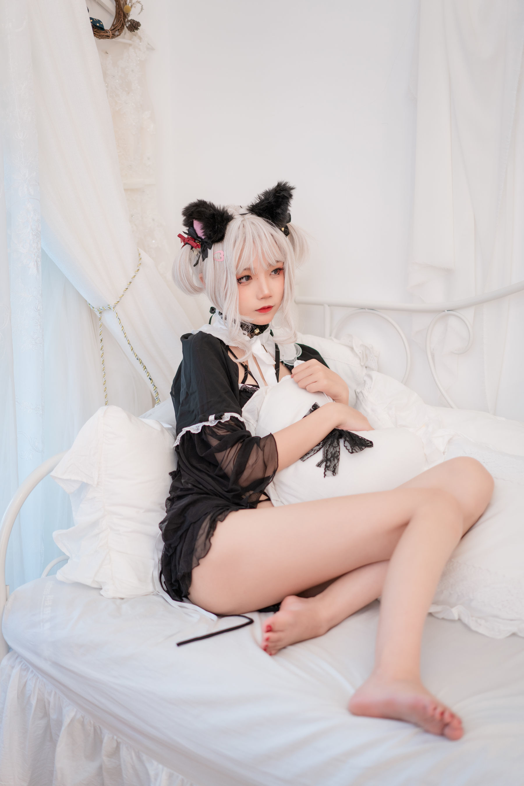 清纯少女五更百鬼 性感猫娘 Cosplay-第37张