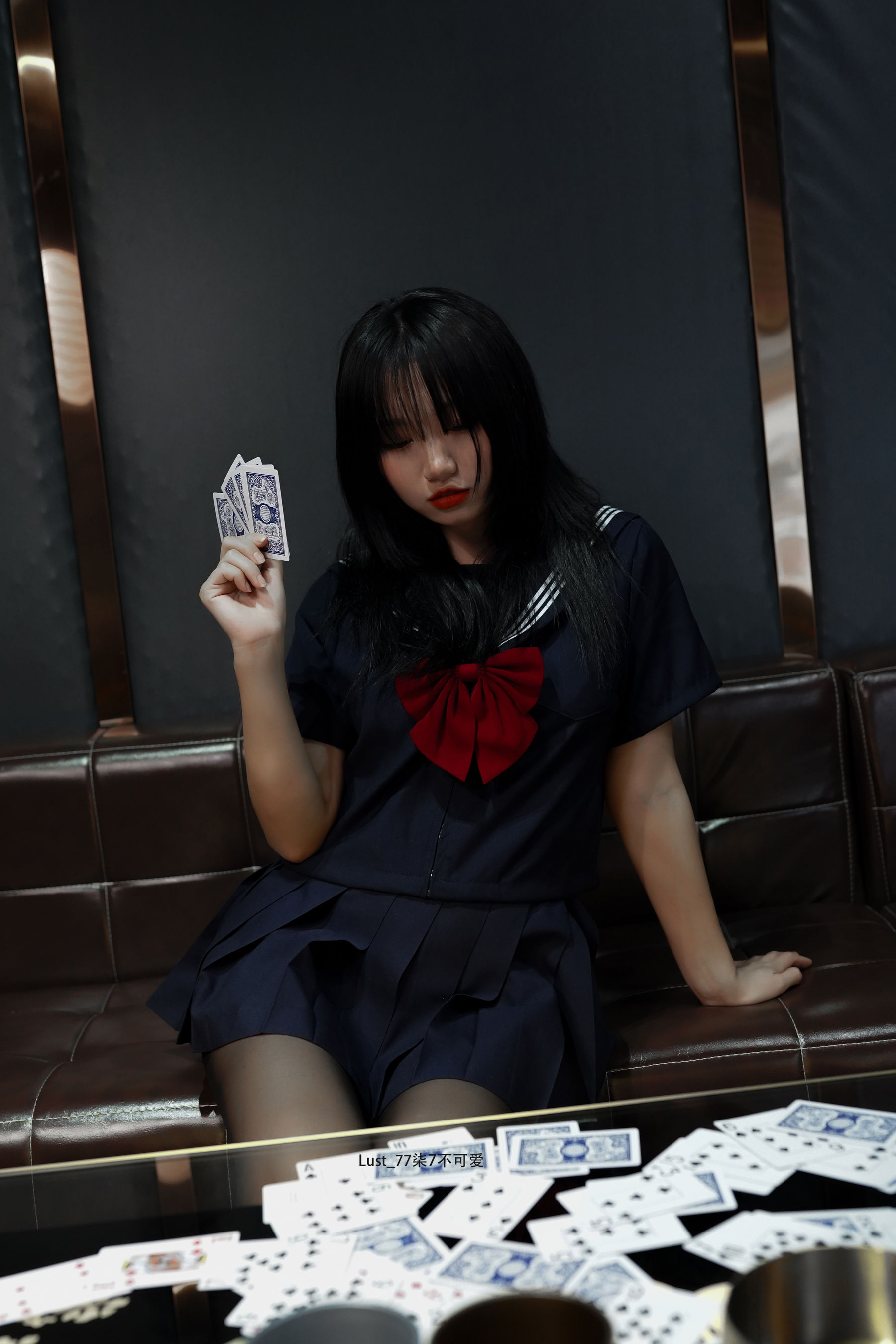 动漫博主柒柒要乖哦 – 反差JK少女 Cosplay-第43张