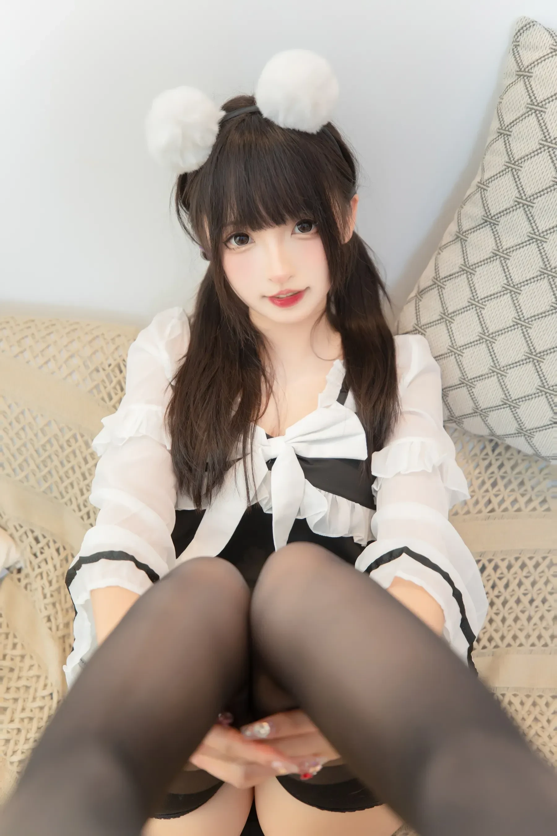 神楽坂真冬 – 熊猫女仆 Cosplay-第9张