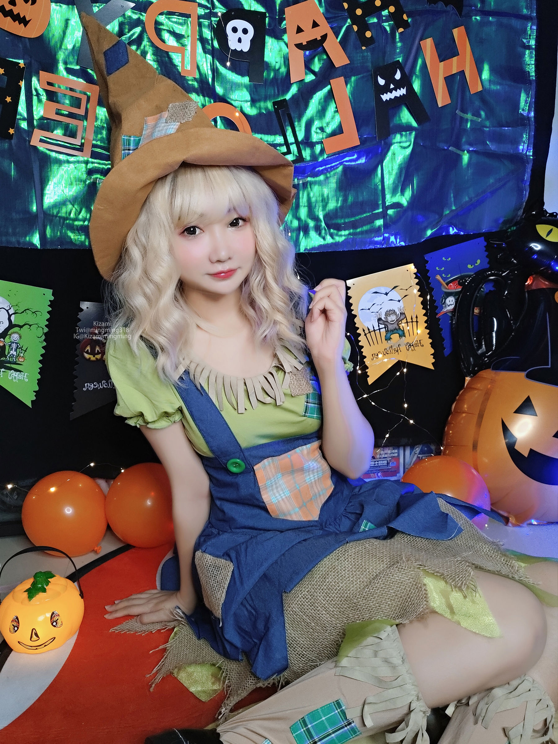 [銘銘Kizami] fantia 2021-11-21 狼女とわら女 Cosplay-第50张