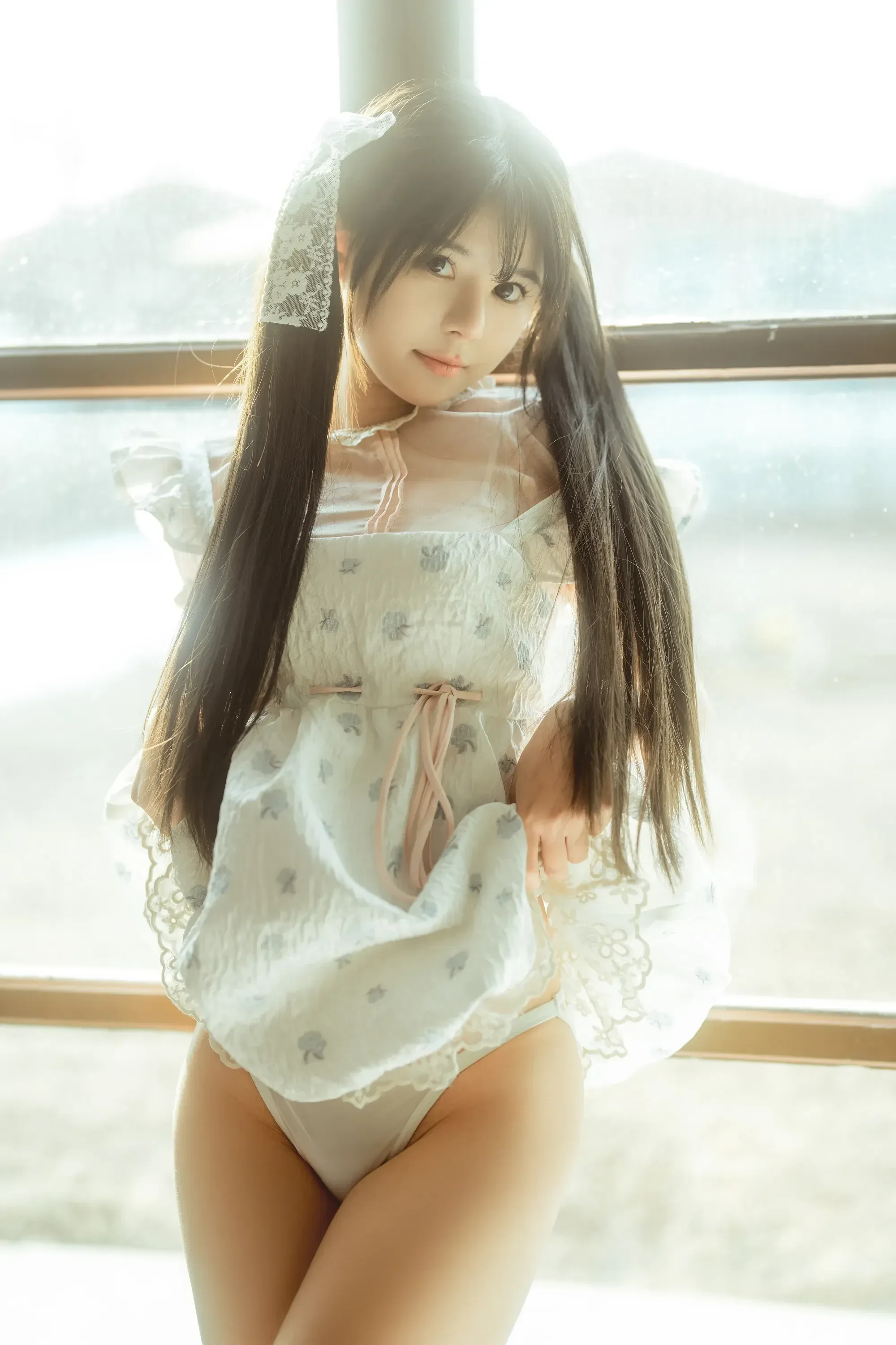 rua阮阮 – 花房 小裙子 Cosplay-第18张