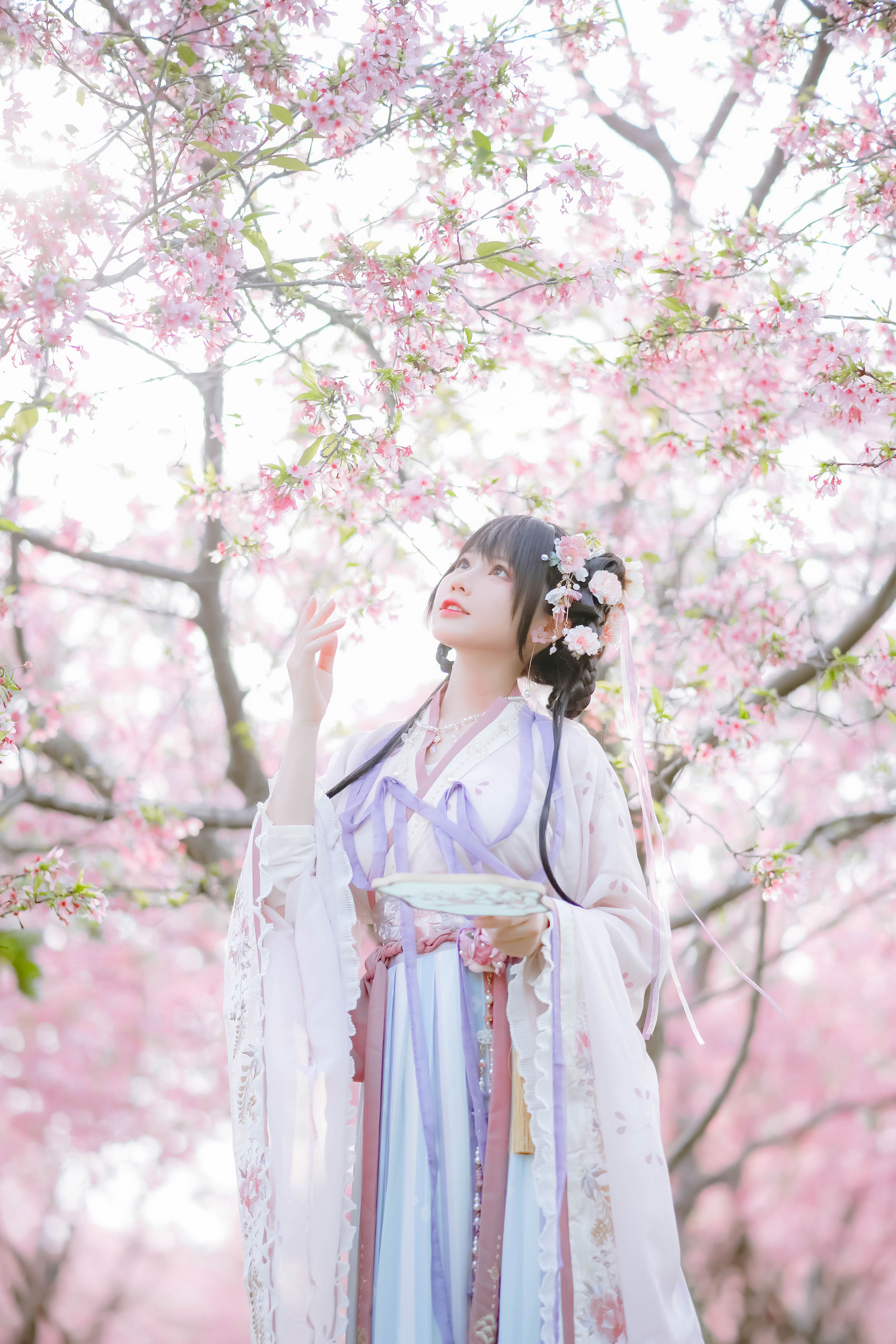 萌妹子Nyako喵子 – 樱花汉服 花神祈愿 Cosplay-第26张