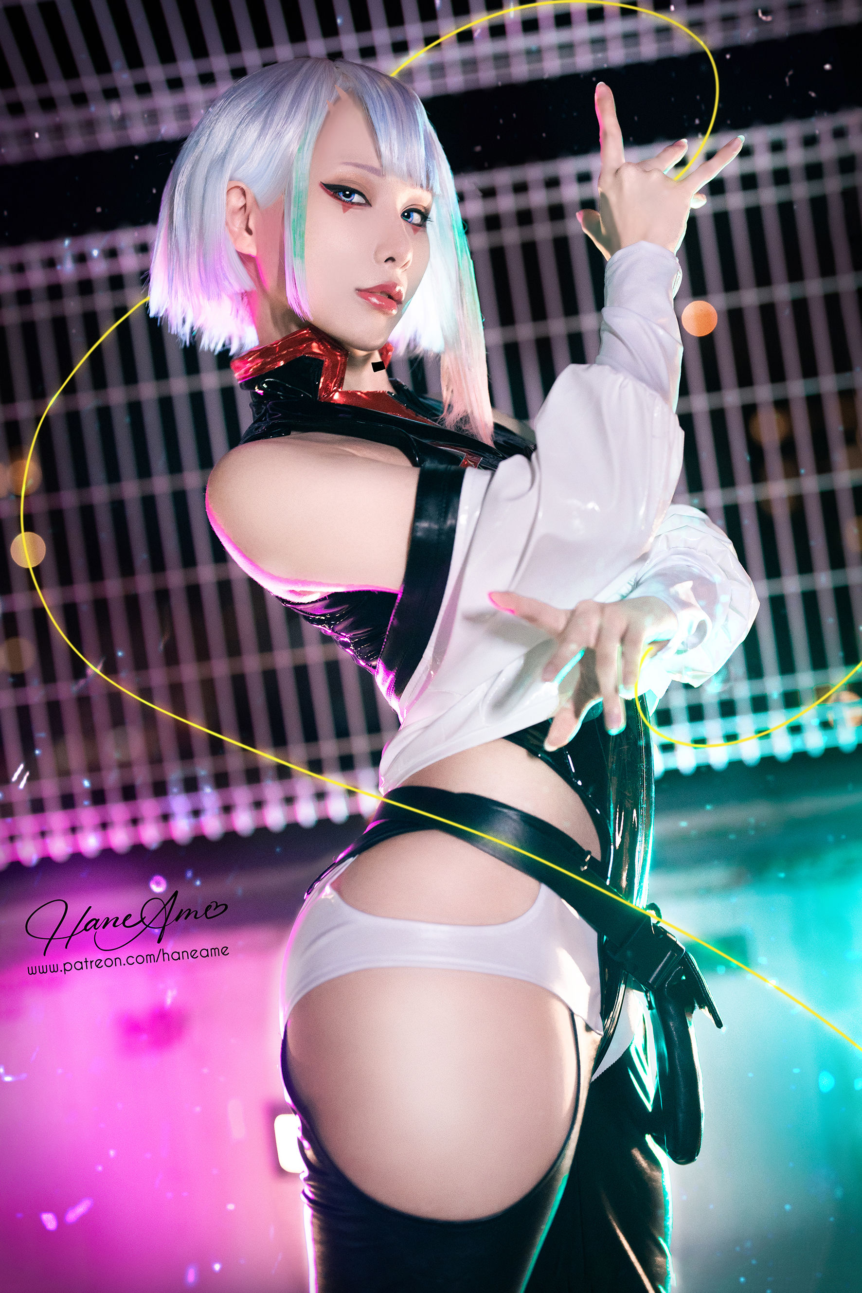 Hane Ame 雨波 – Cyberpunk Lucy Cosplay-第32张