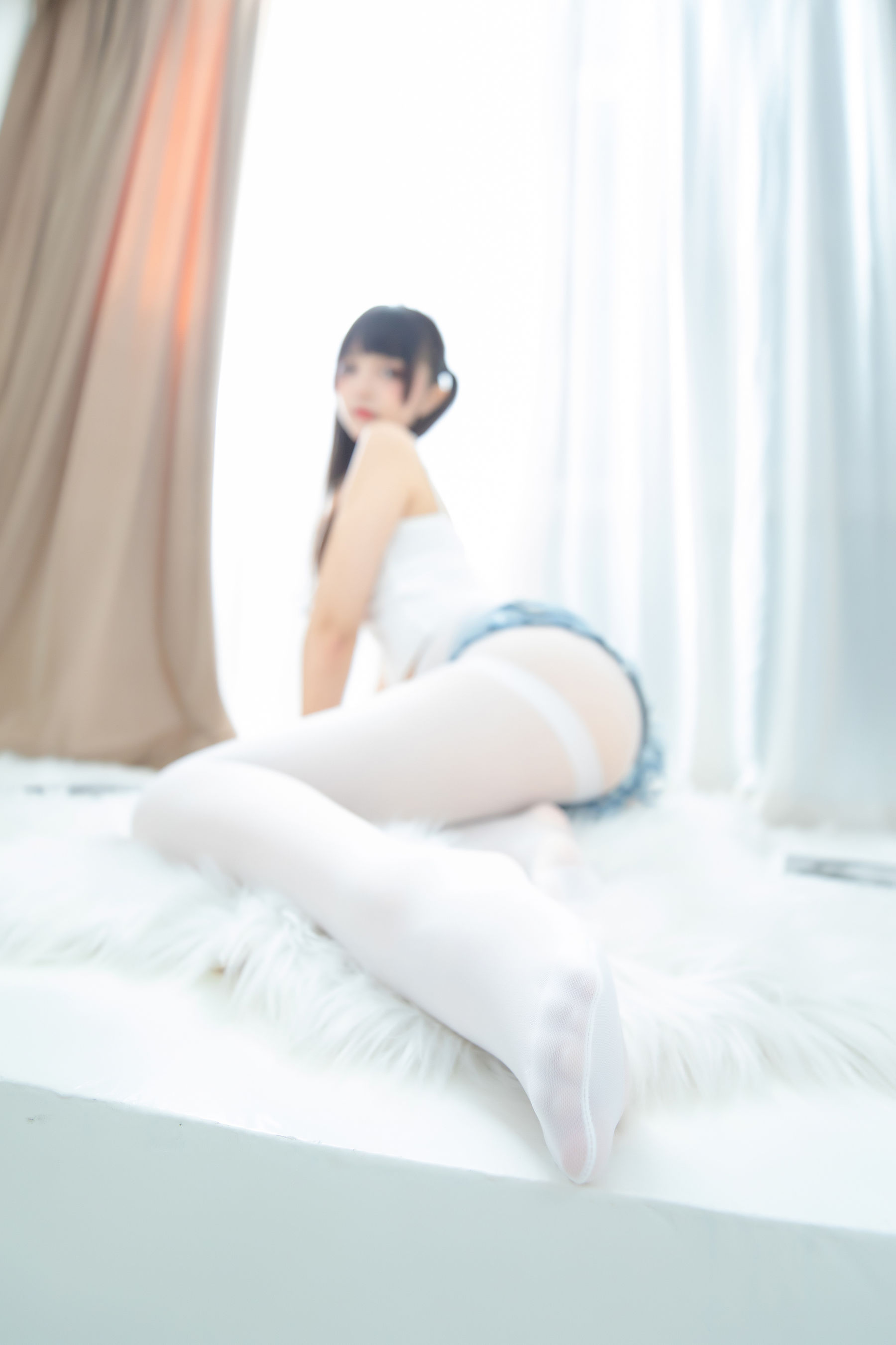 萝莉神楽板真冬 之牛仔兔兔 Cosplay-第46张