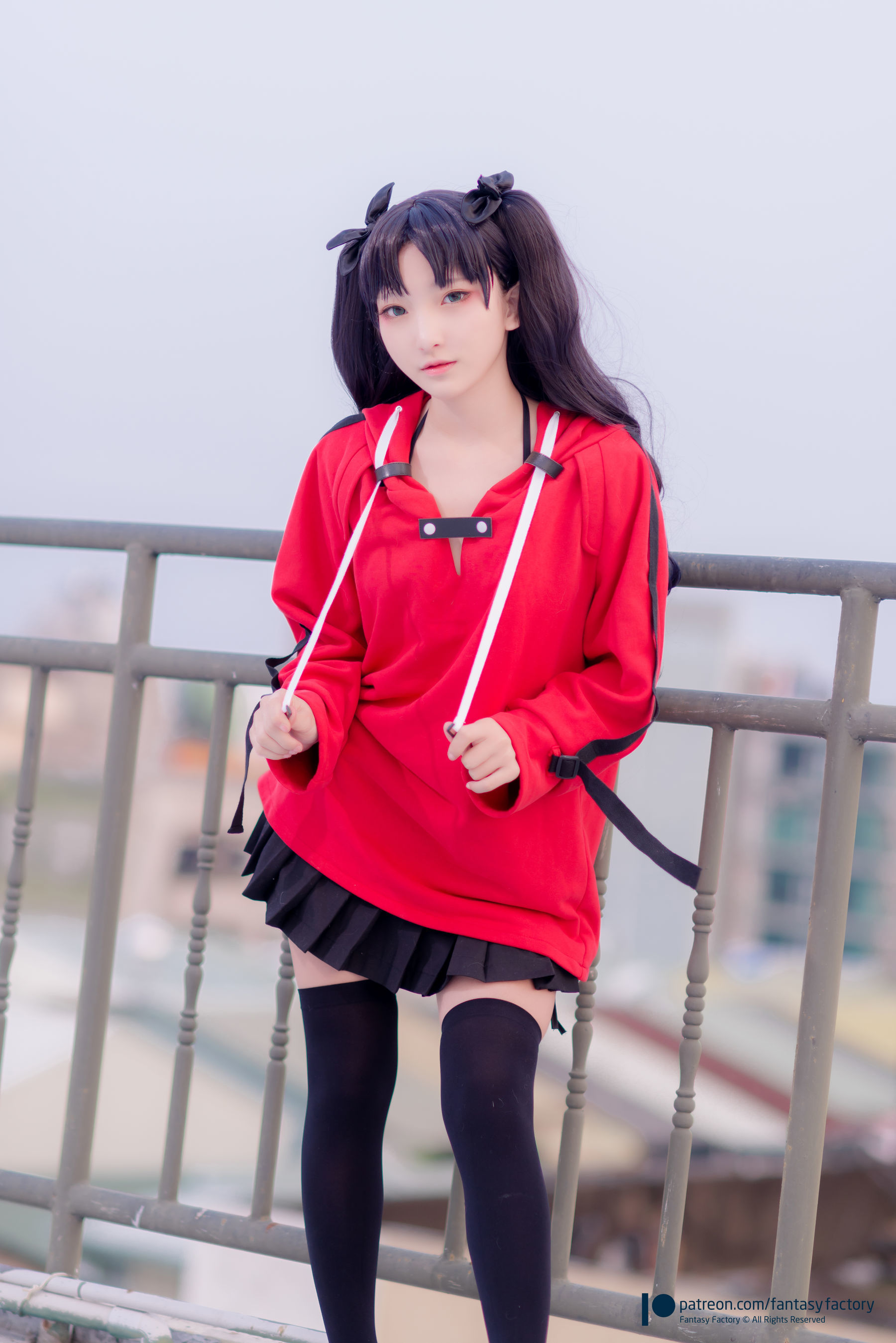 [Fantasy Factory] 小丁Cosplay – 单车少女 黑胶 情趣网衫 Cosplay-第24张