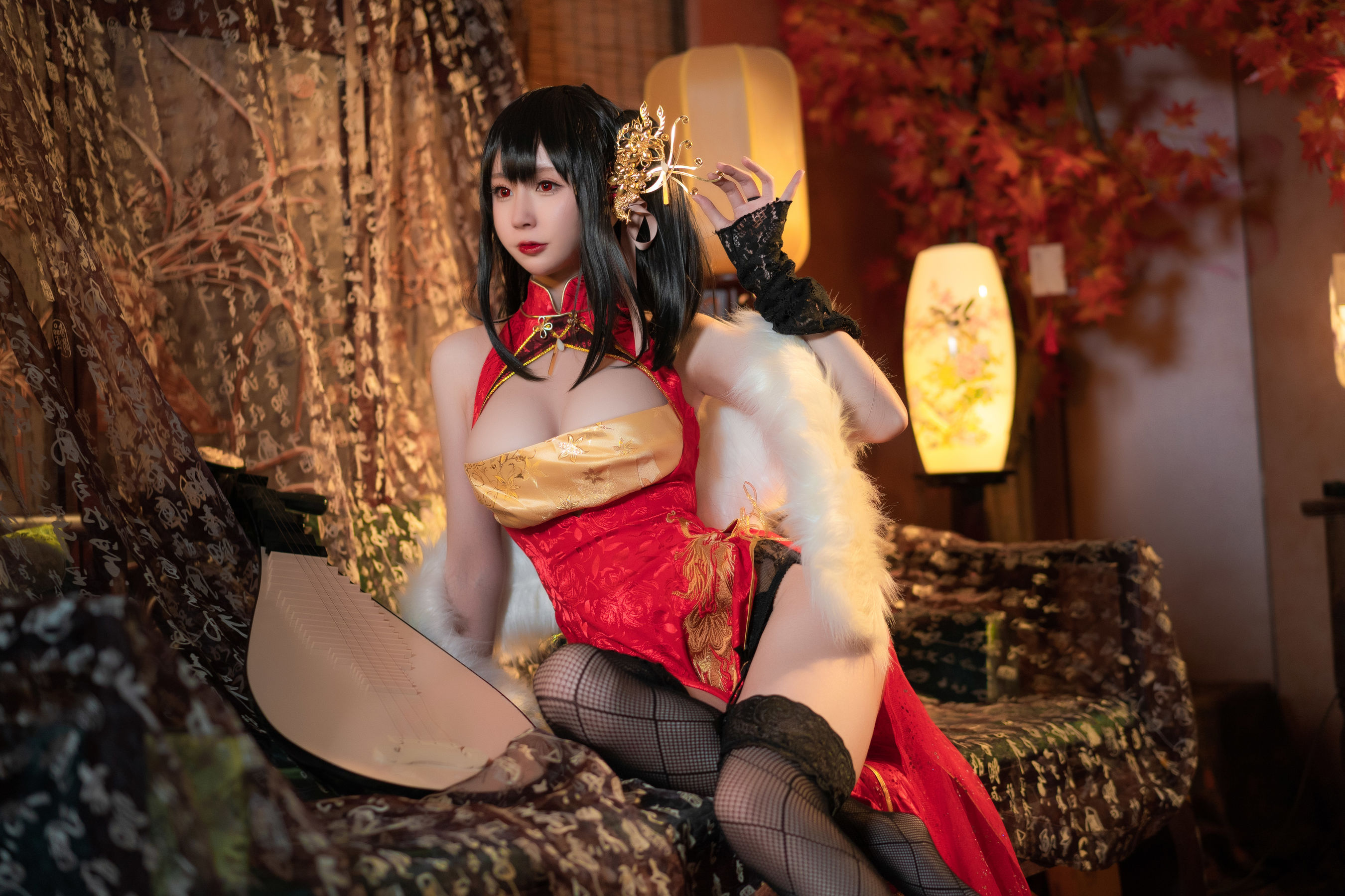 西园寺南歌 – 大凤 旗袍 Cosplay-第5张