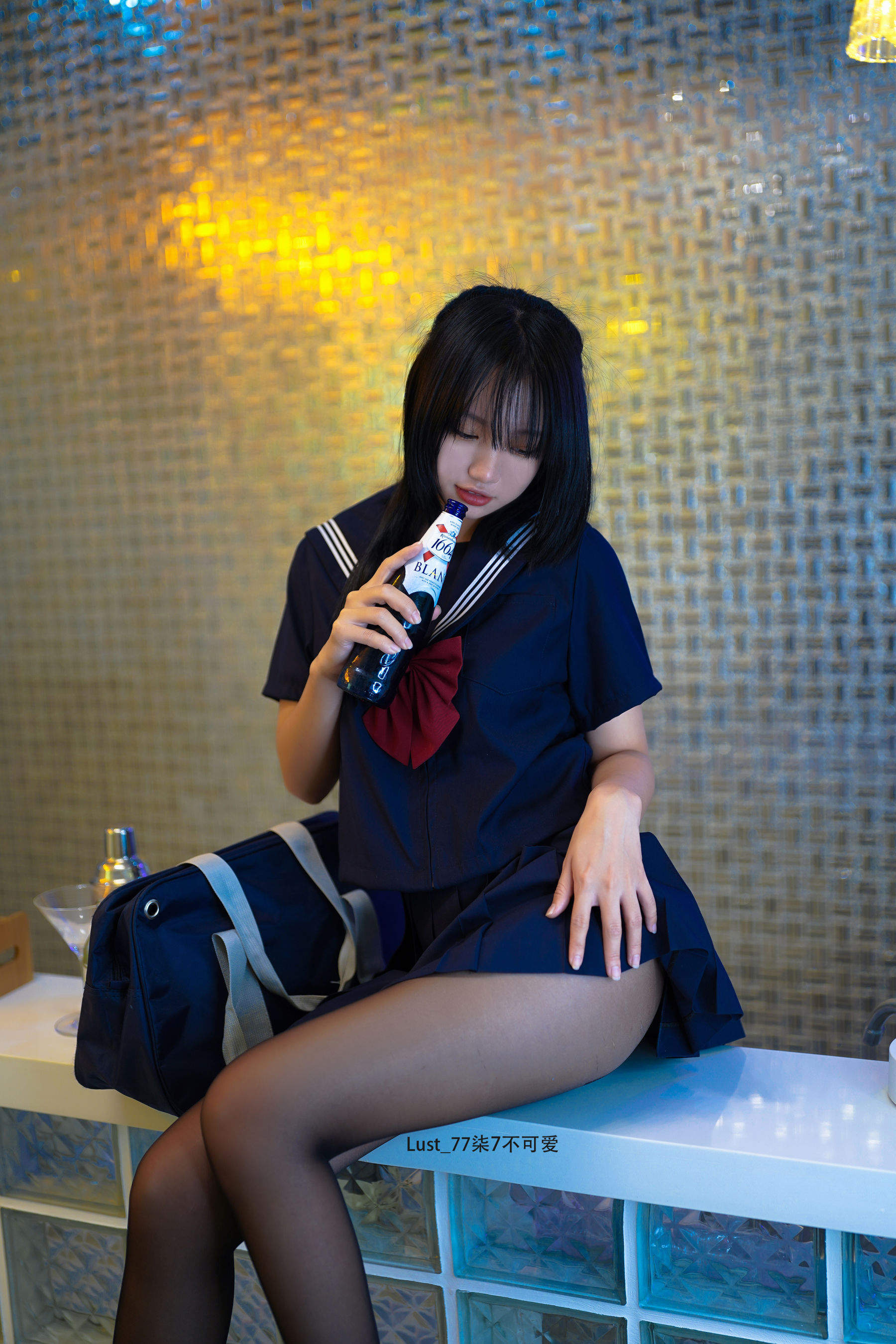 动漫博主柒柒要乖哦 – 反差JK少女 Cosplay-第17张
