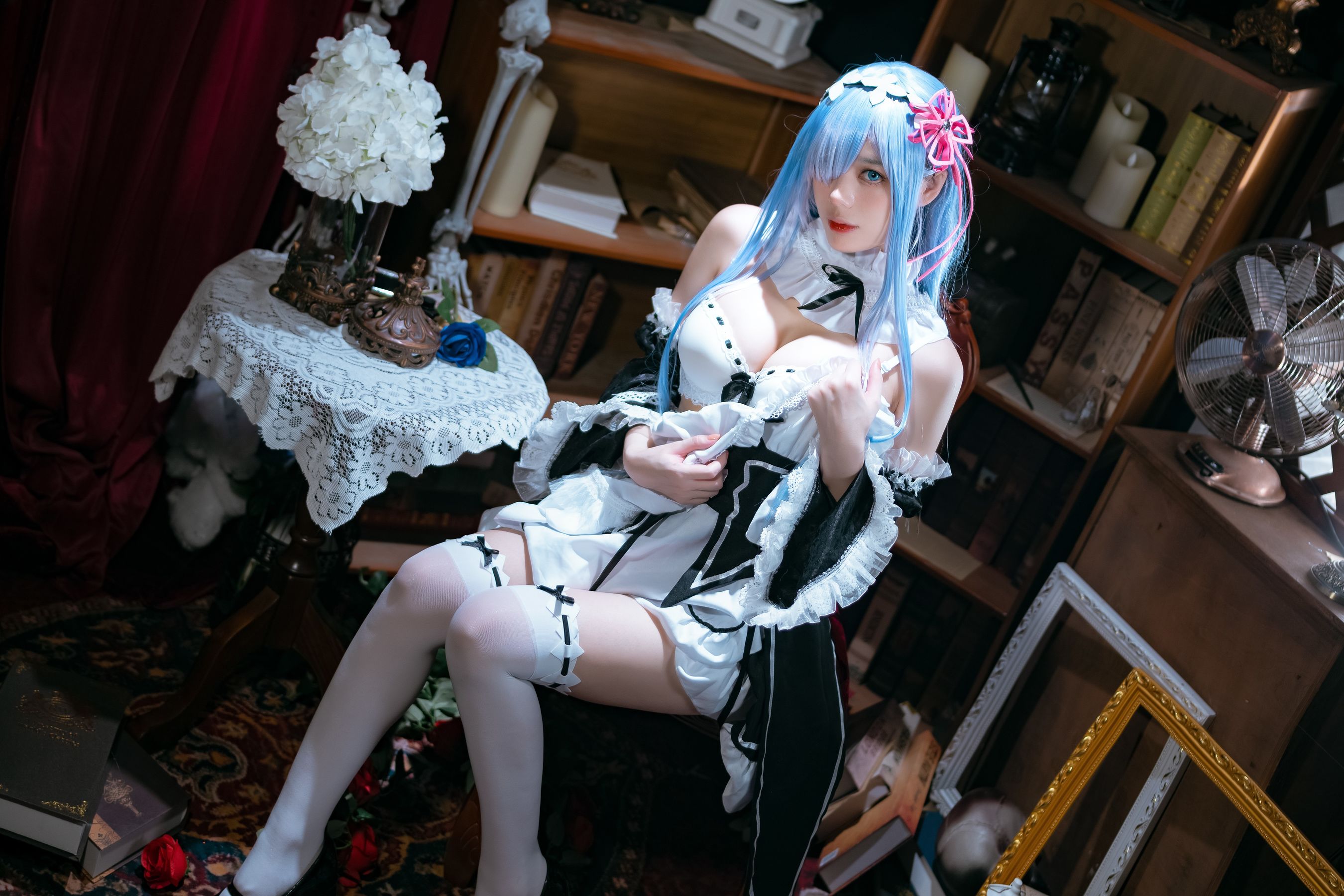九言 – 雷姆 Cosplay-第5张
