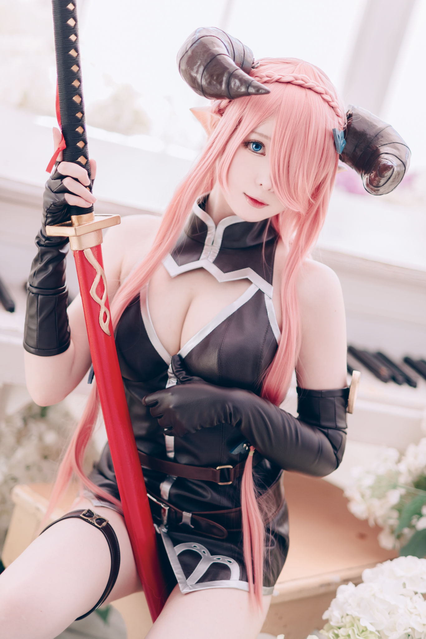 微博妹纸霜月shimo – 碧蓝幻想 娜尔梅亚 Cosplay-第68张
