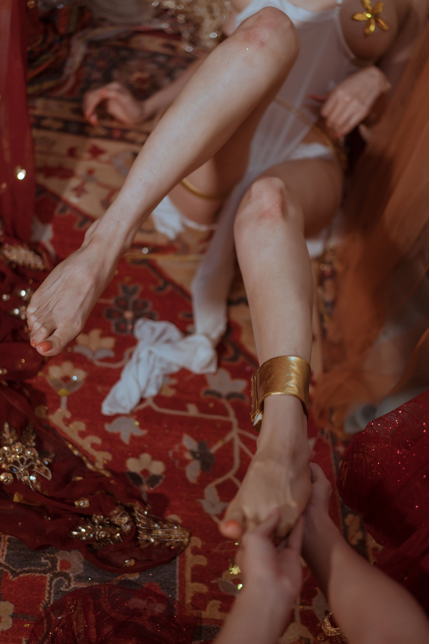 秋和柯基(夏小秋秋秋) – 宫廷狼妖-兽耳娘 Cosplay-第5张