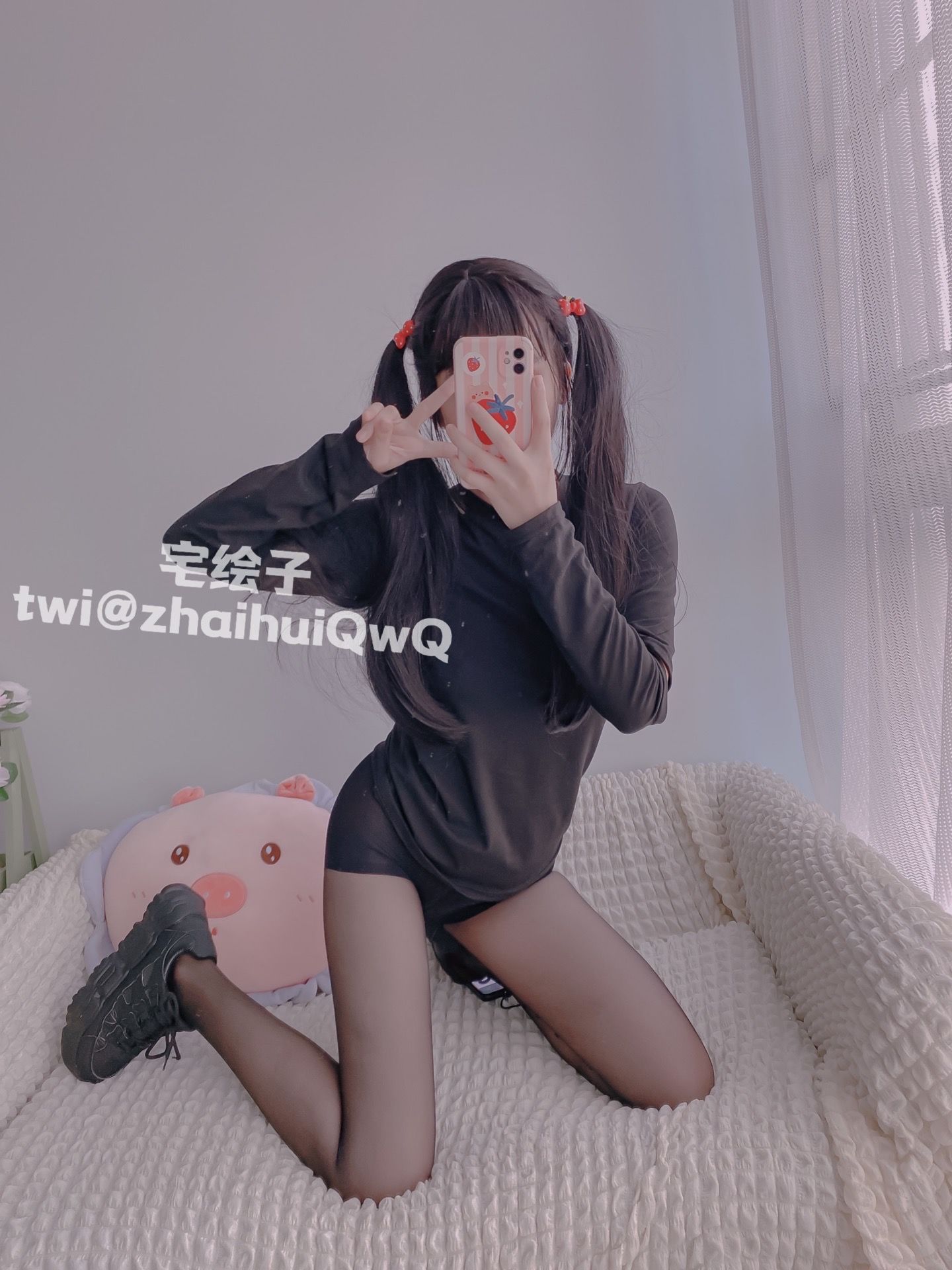 二阶堂 – 黑丝 Cosplay-第26张