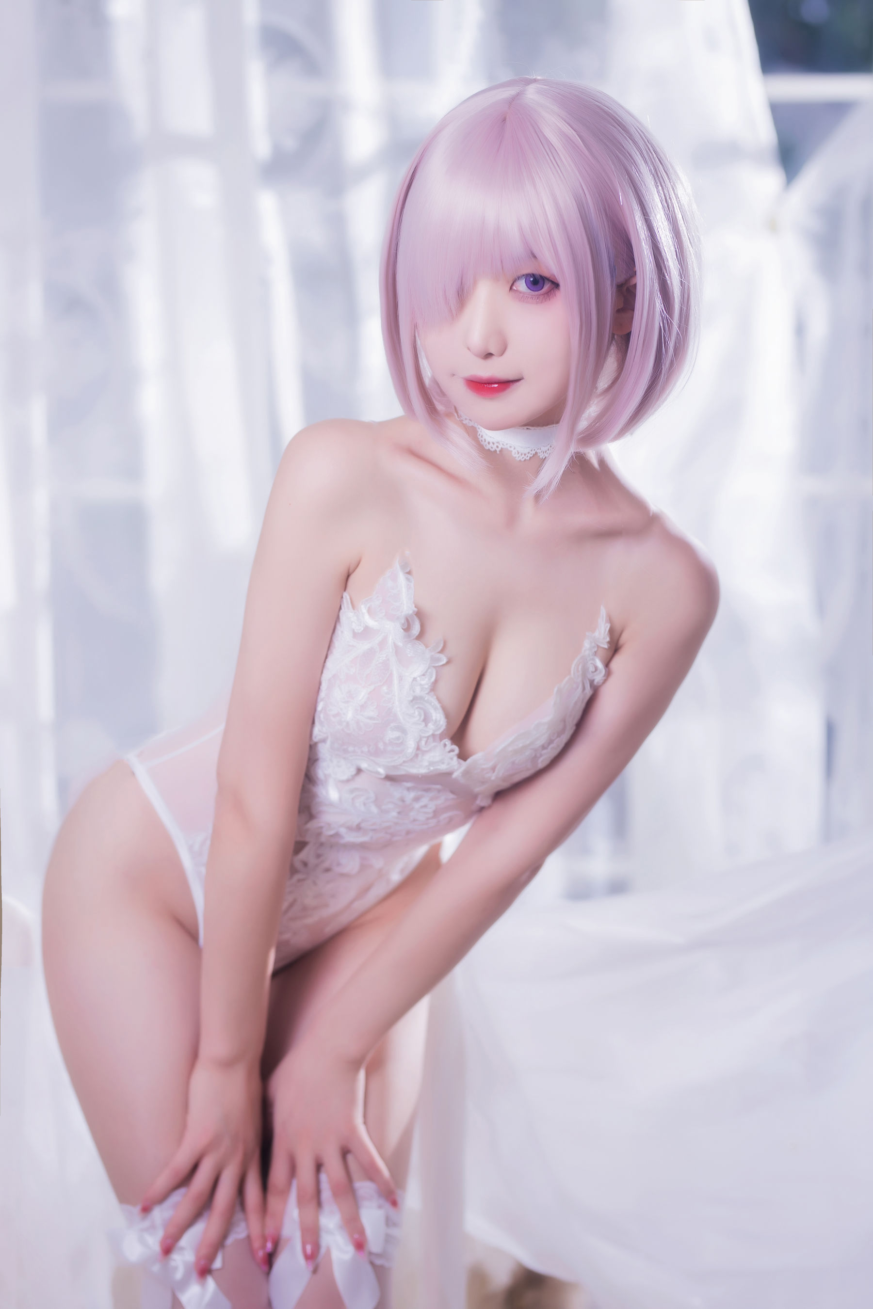 动漫博主封疆疆v – 婚纱玛修 Cosplay-第27张