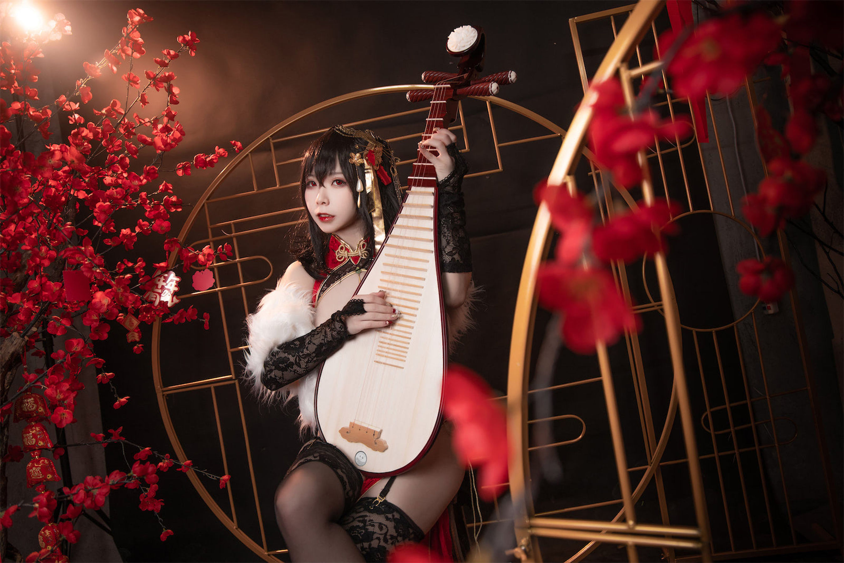 自闭颜球球(无颜小天使wy) – 碧蓝航线 大凤红旗袍 Cosplay-第6张