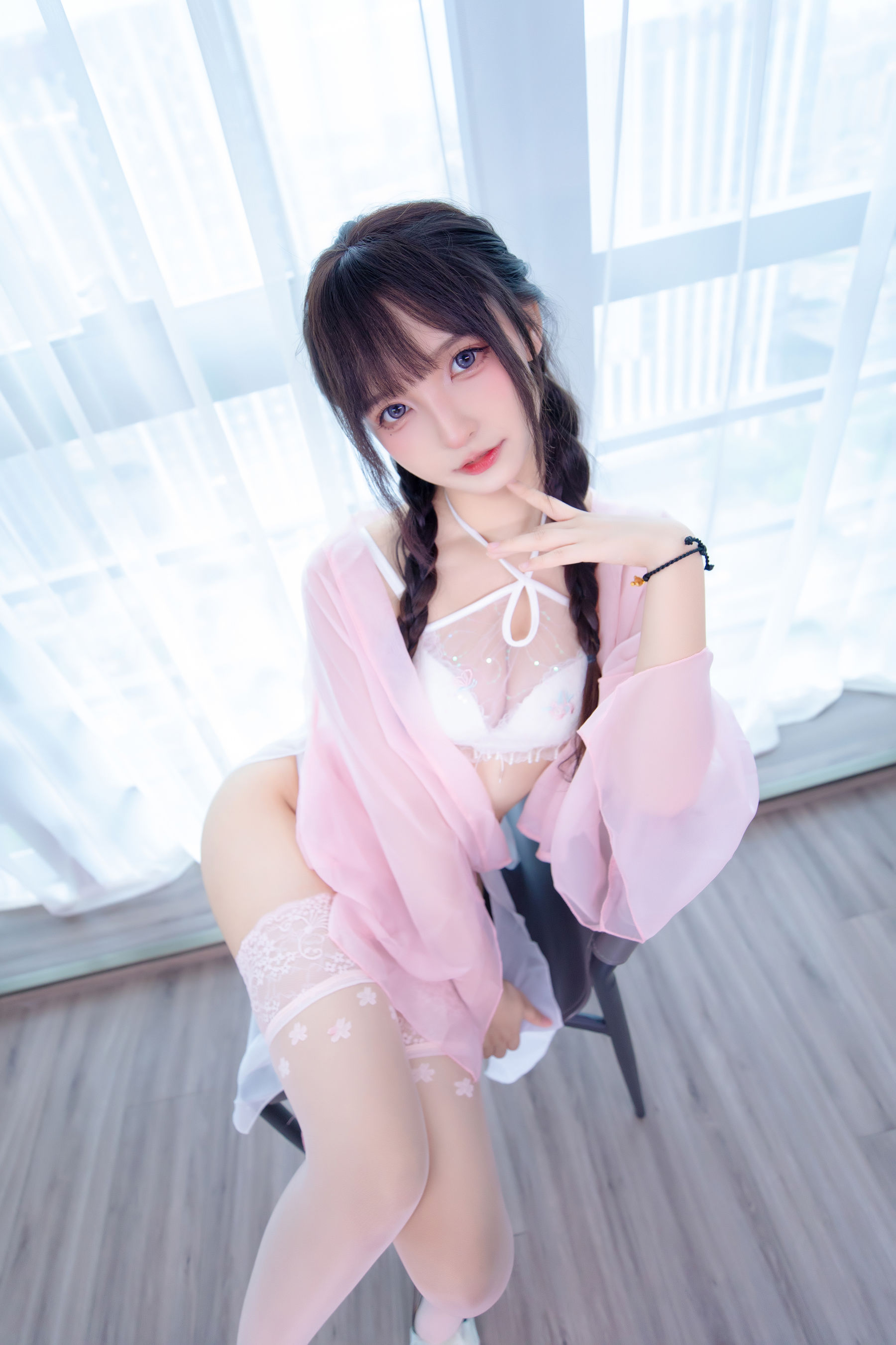 萝莉神楽板真冬 之桃花潭水 Cosplay-第5张