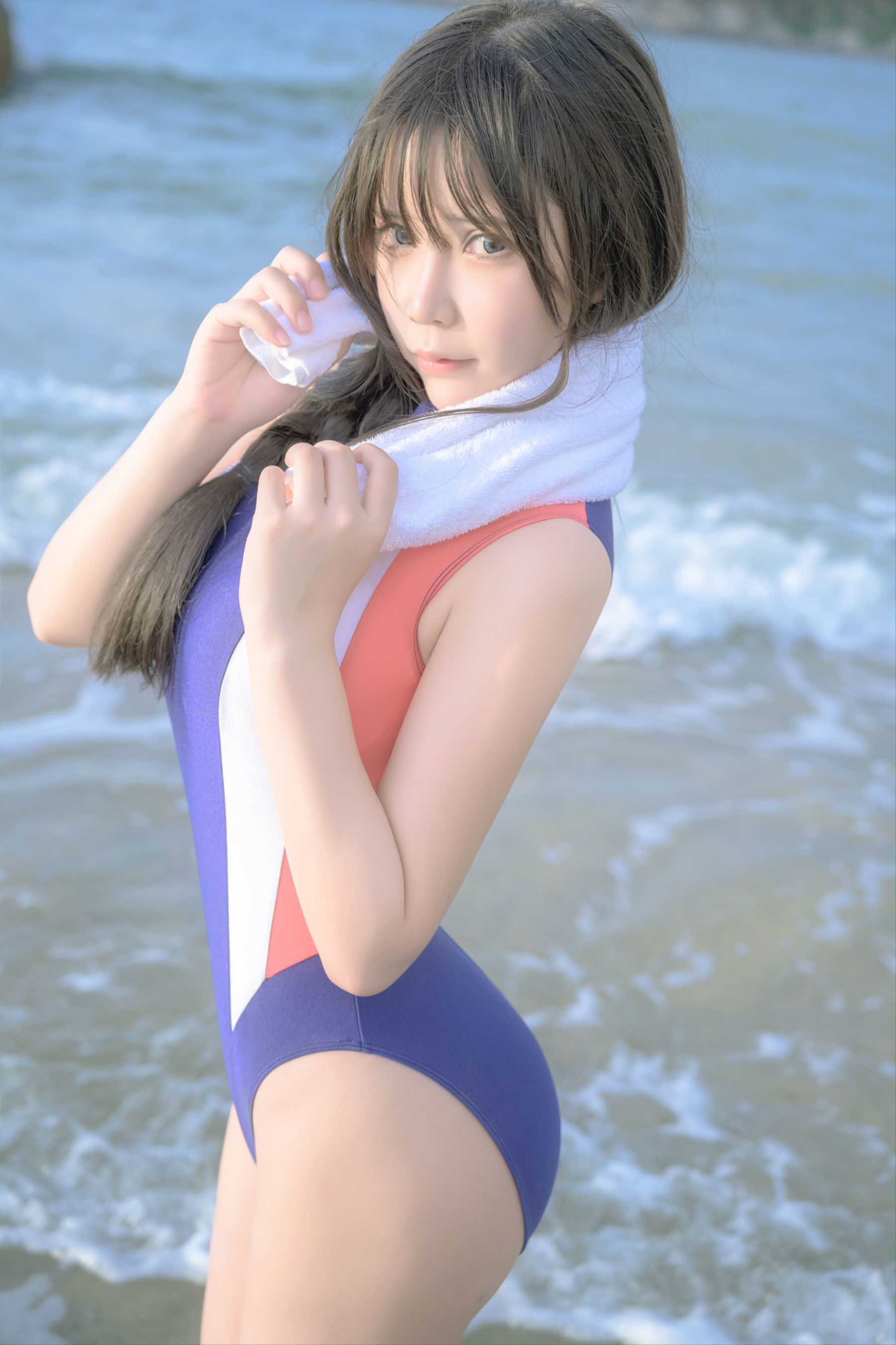 二次元妹子抱走莫子aa – 竞技泳衣 Cosplay-第6张