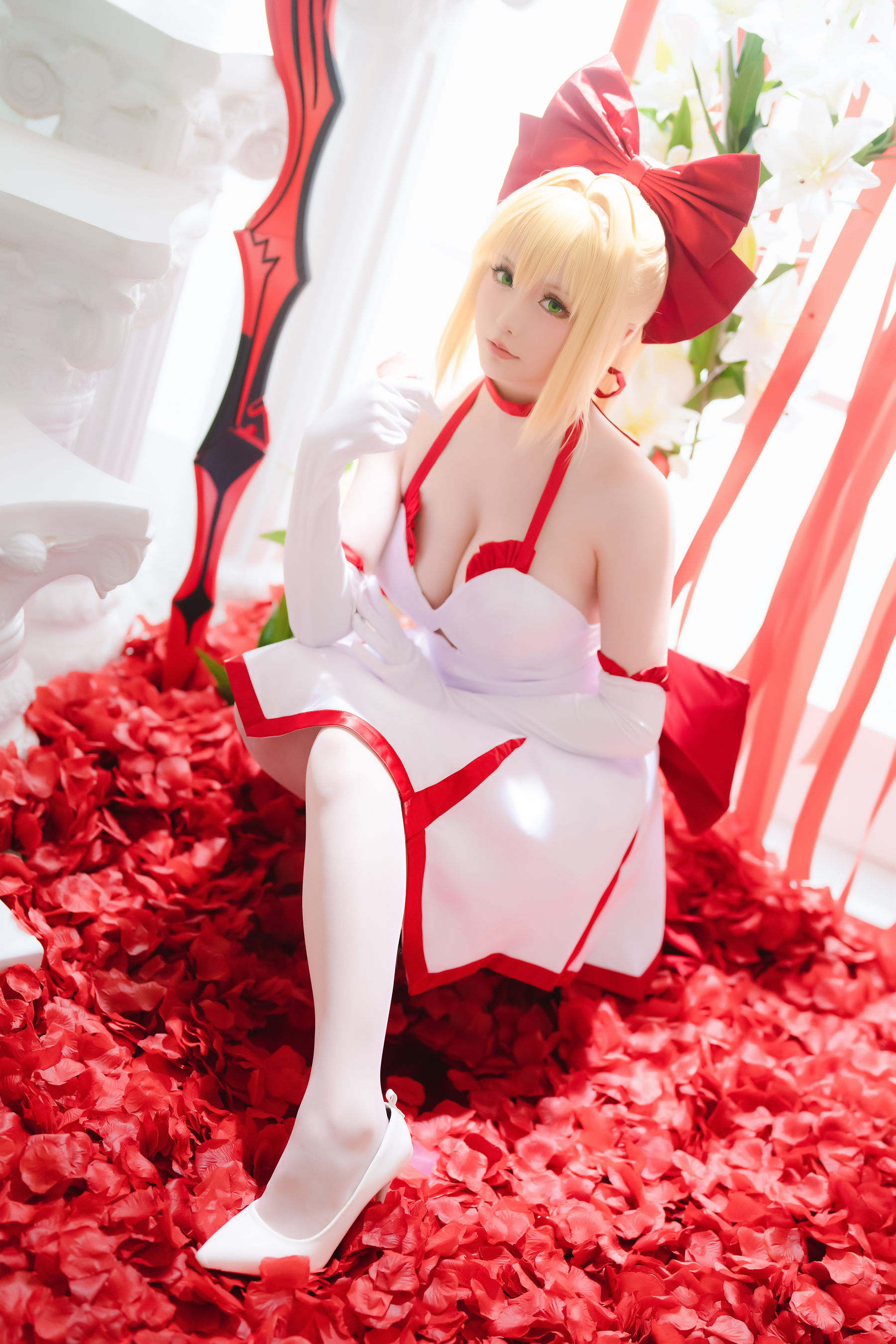 Coser小姐姐星之迟迟 – Fate 尼禄 Cosplay-第25张