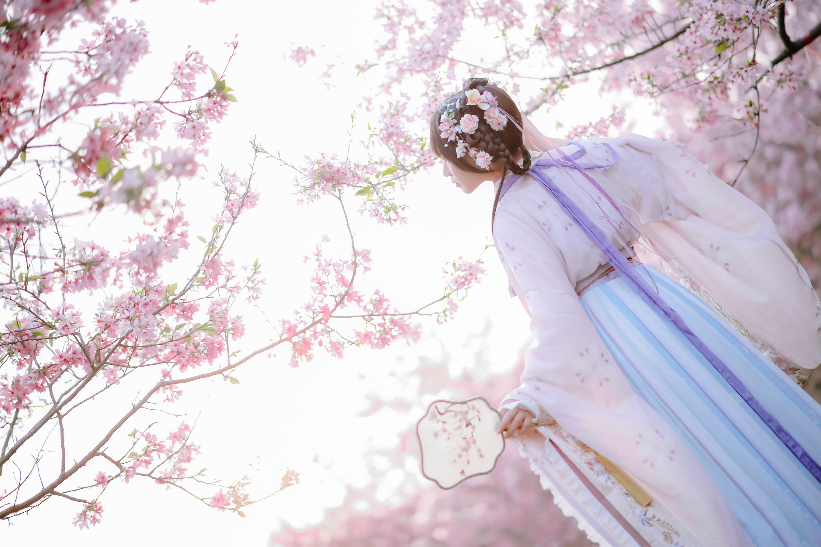 萌妹子Nyako喵子 – 樱花汉服 花神祈愿 Cosplay-第7张