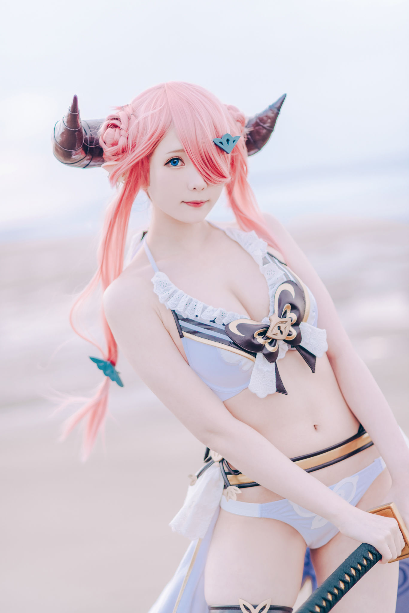 微博妹纸霜月shimo – 碧蓝幻想 娜尔梅亚 Cosplay-第84张