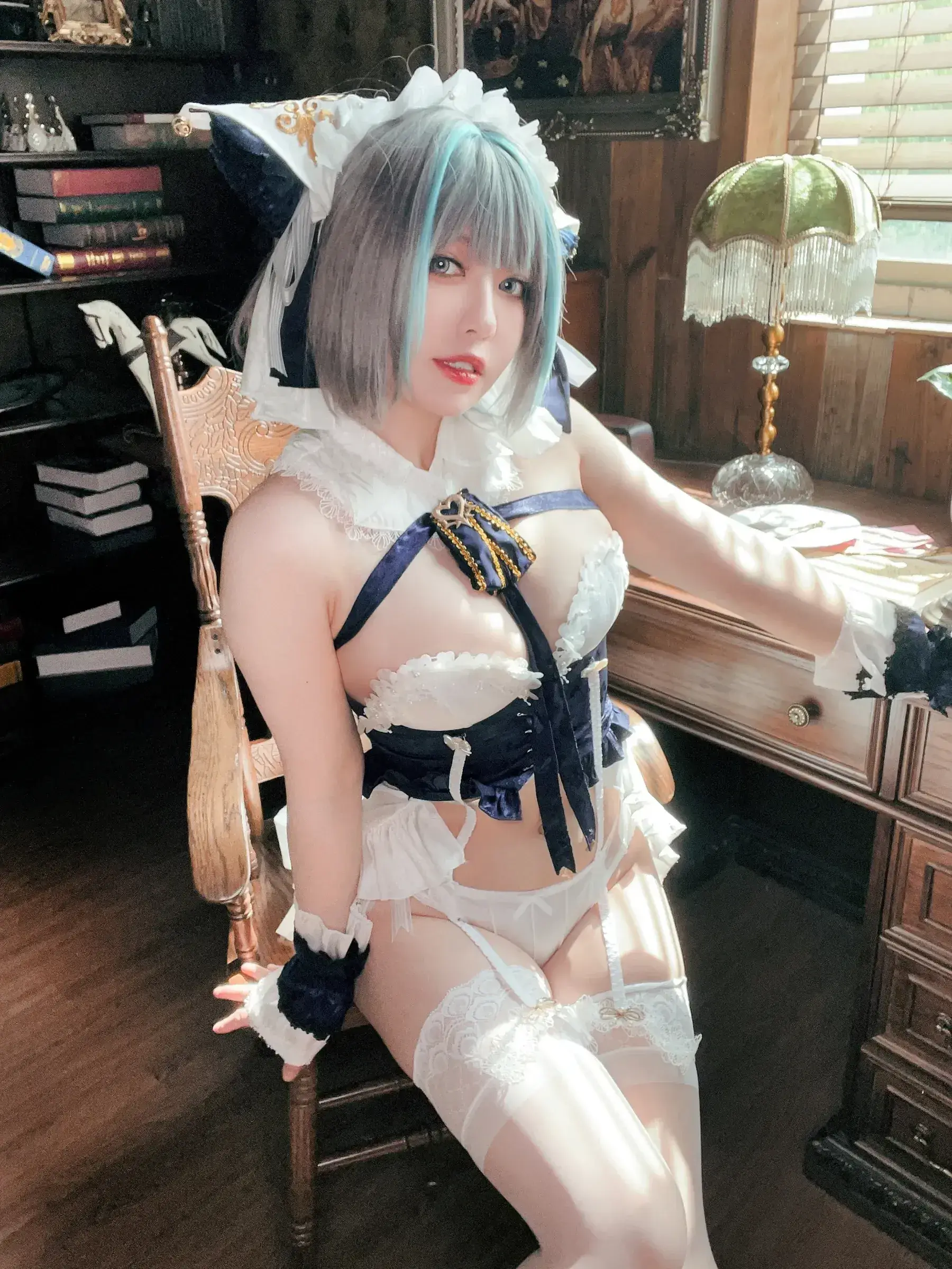 半半子 – 碧蓝航线 柴郡抱枕 Cosplay-第4张