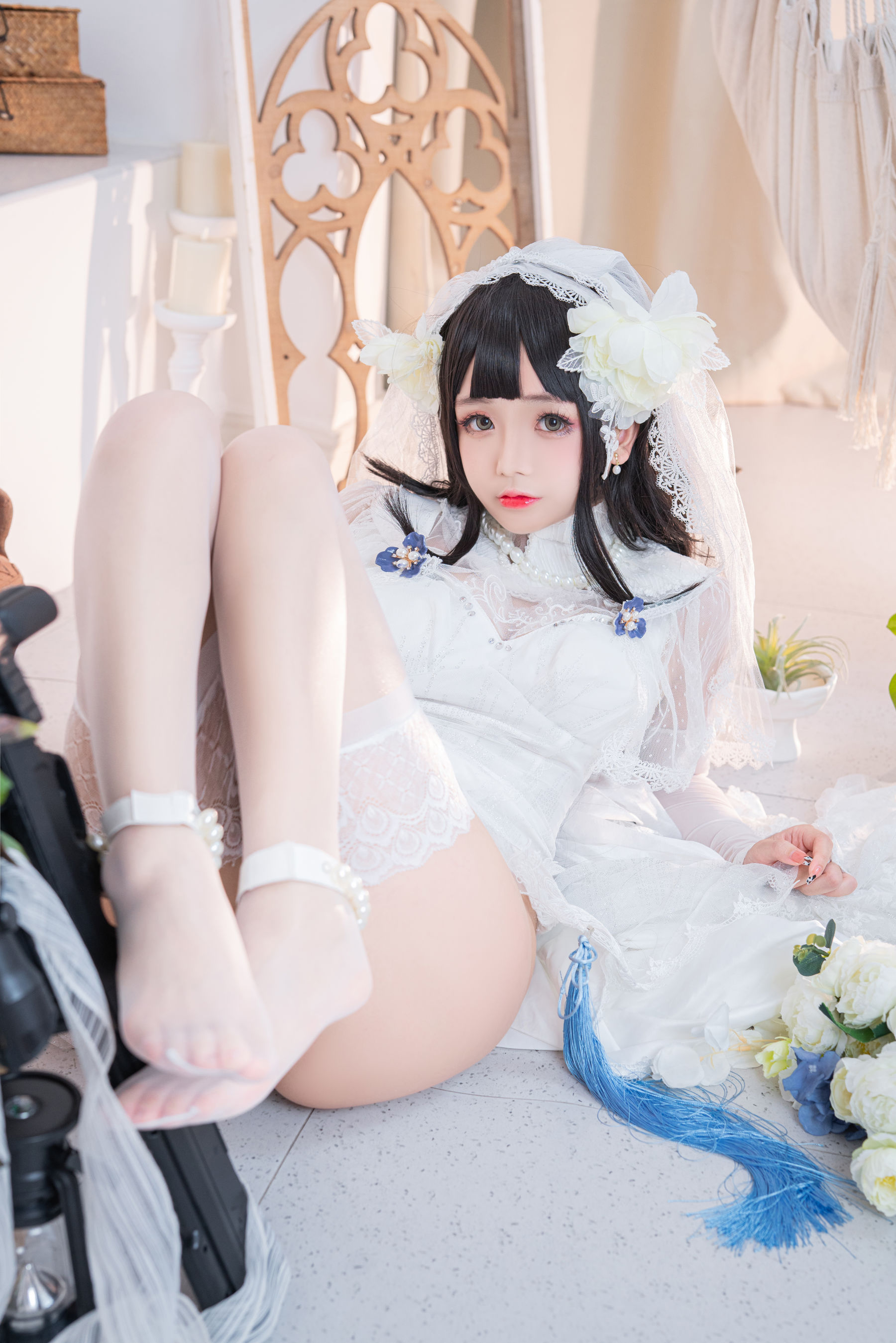 松本甜奈姣 – 95式婚纱 Cosplay-第13张