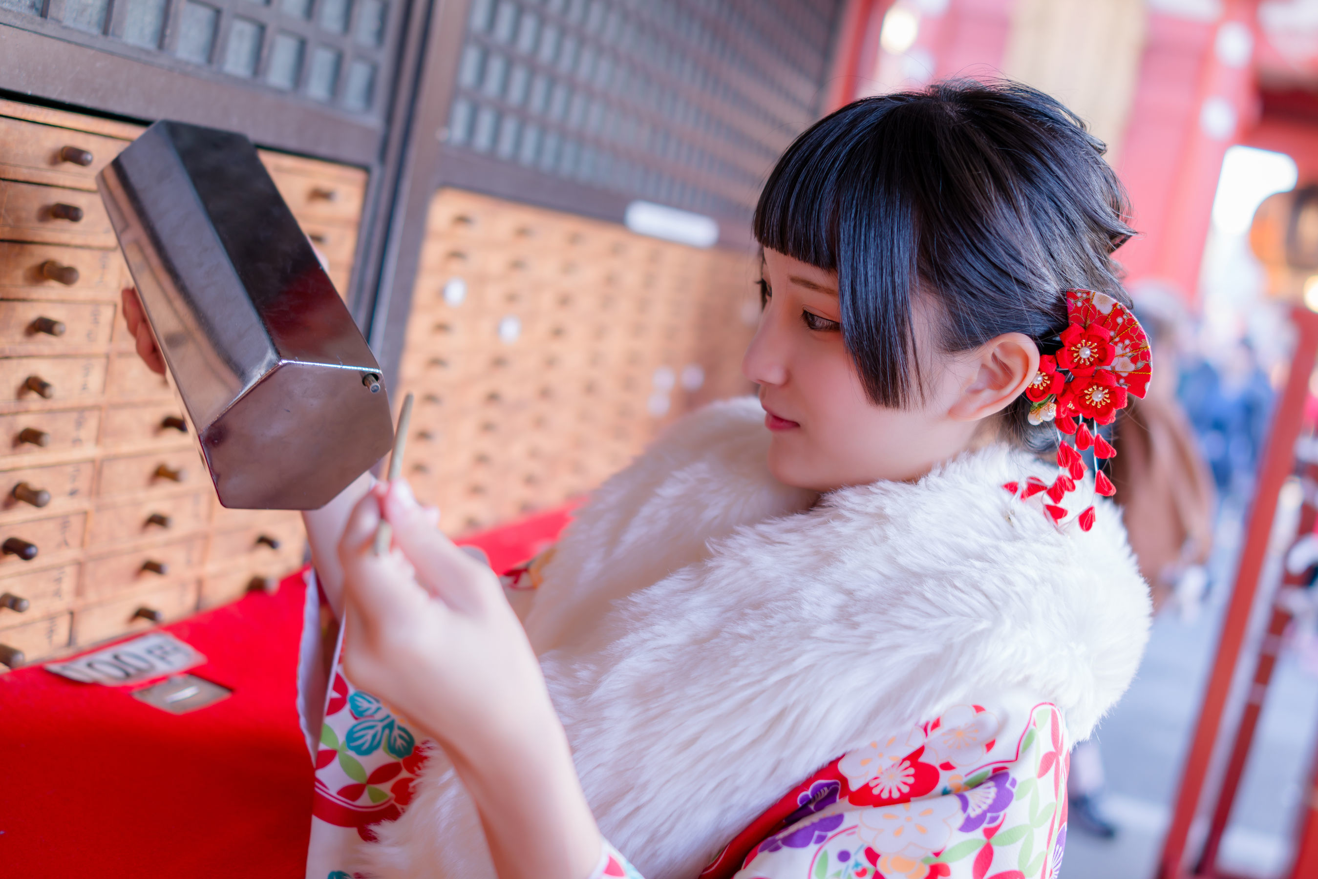 [Fantasy Factory] 小丁Cosplay – 和服 猫女女仆 Cosplay-第3张