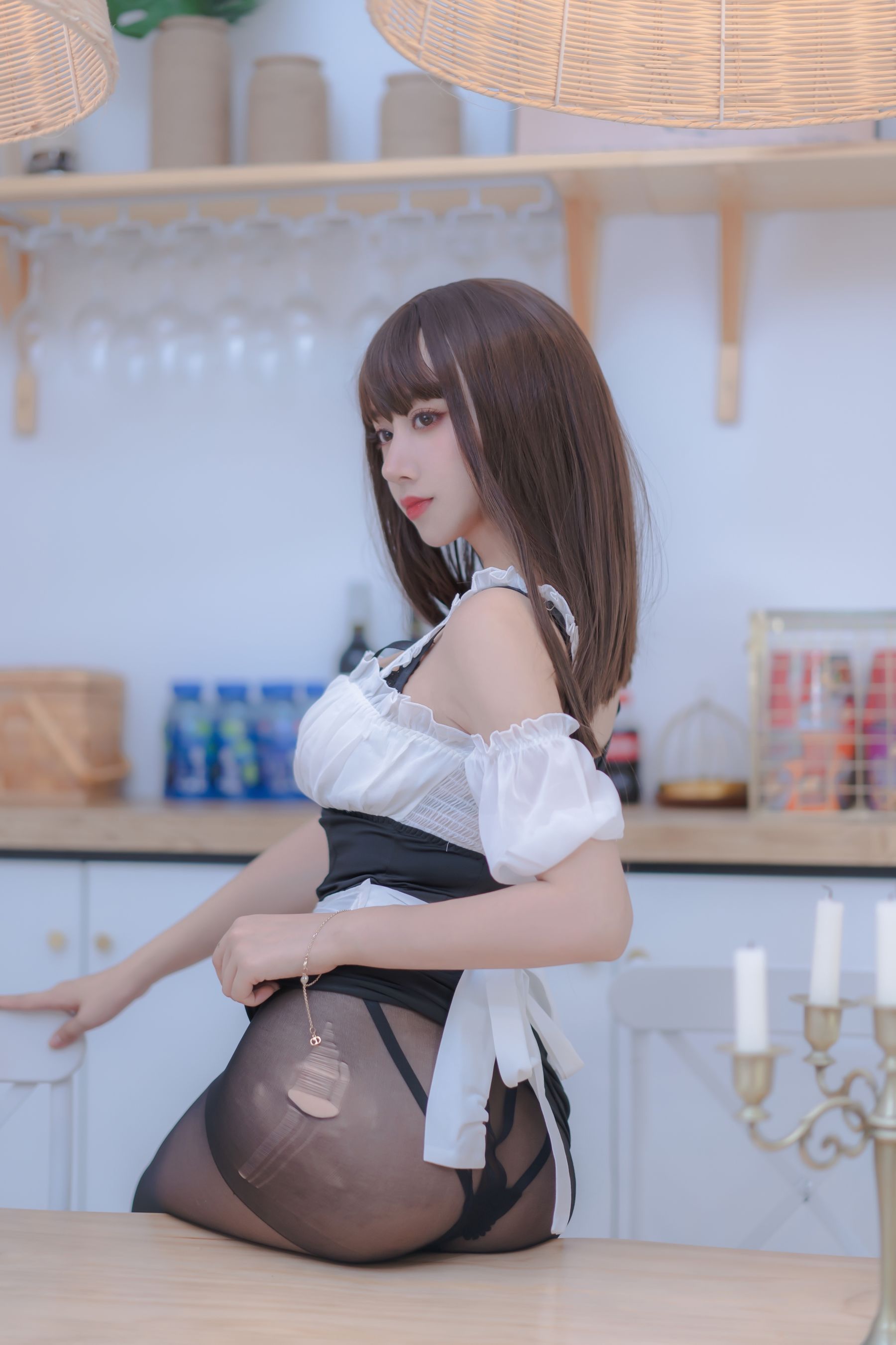 斗鱼米线线sama – 女仆使用手册 Cosplay-第15张