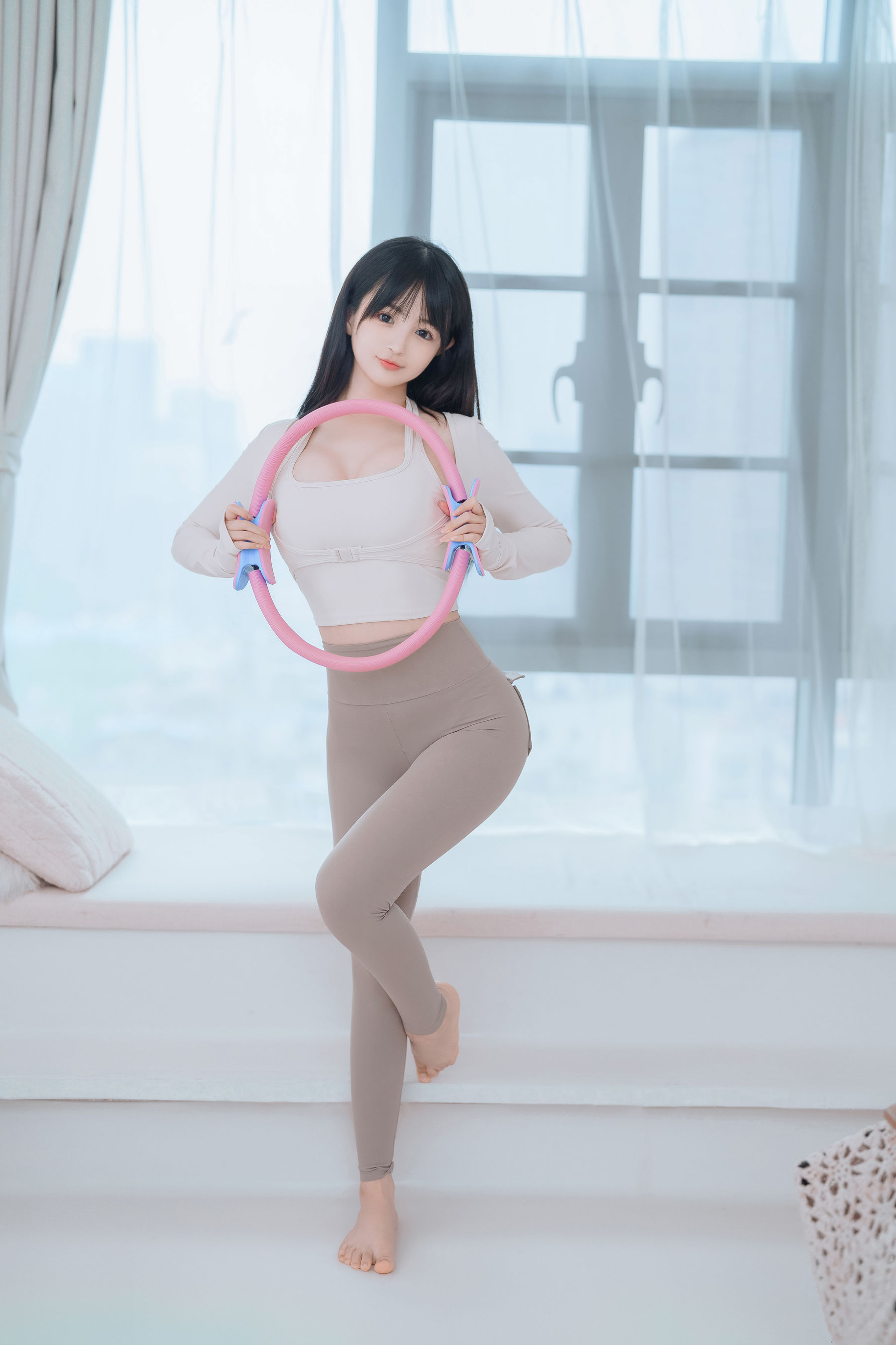 桜井宁宁 – 瑜伽妹妹 Cosplay-第23张