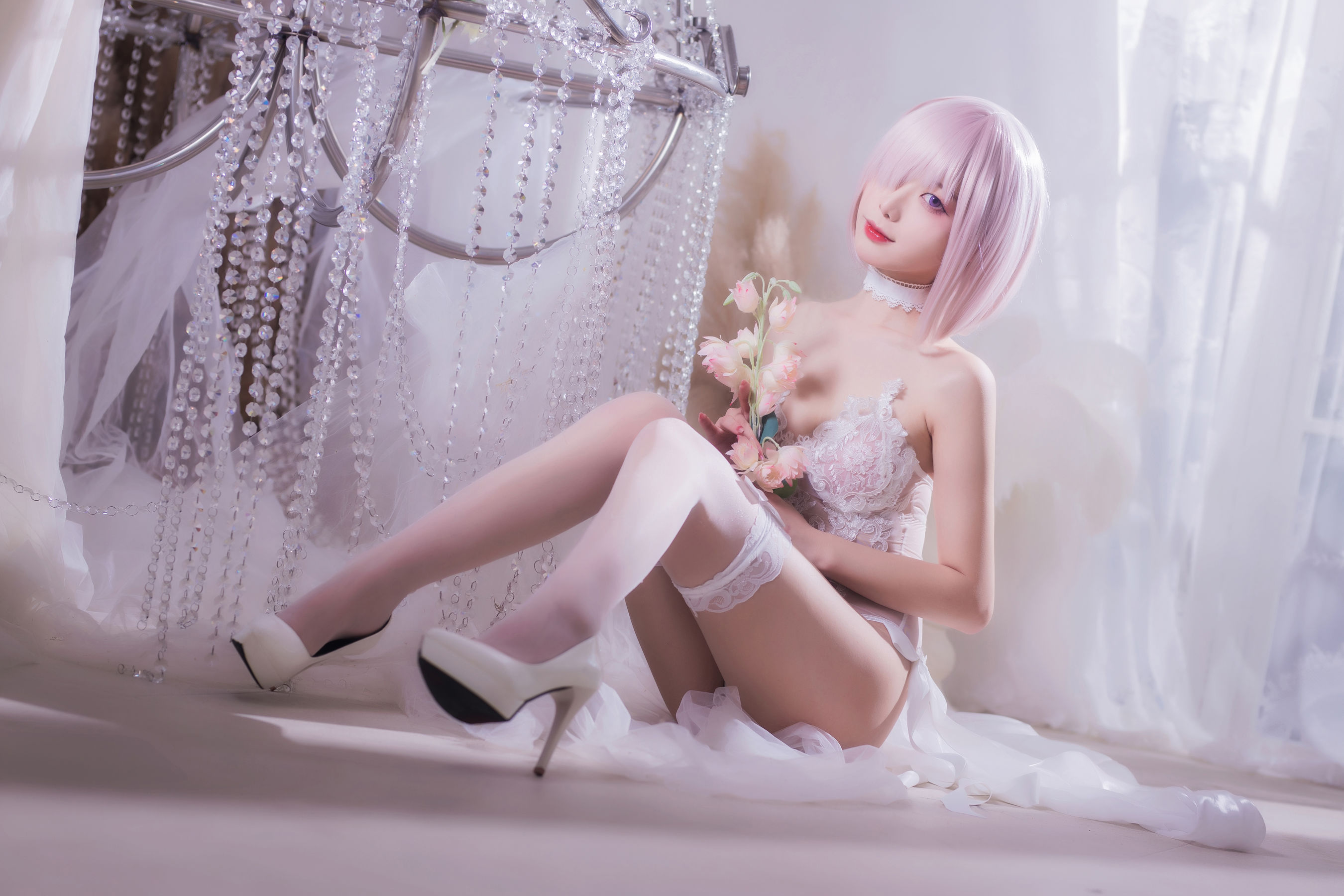 动漫博主封疆疆v – 婚纱玛修 Cosplay-第11张