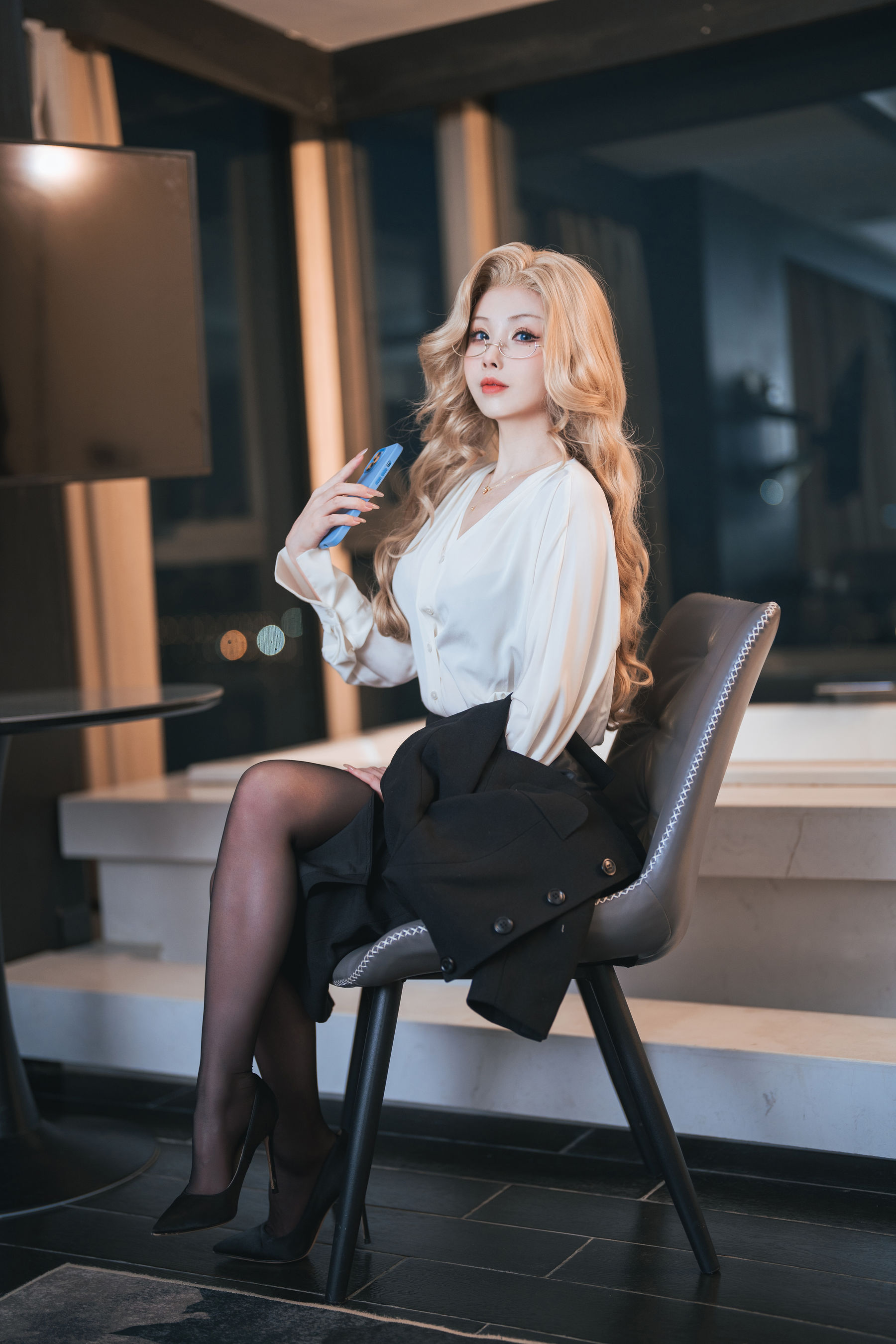 COS福利rioko凉凉子 – 女上司单人版 Cosplay-第39张