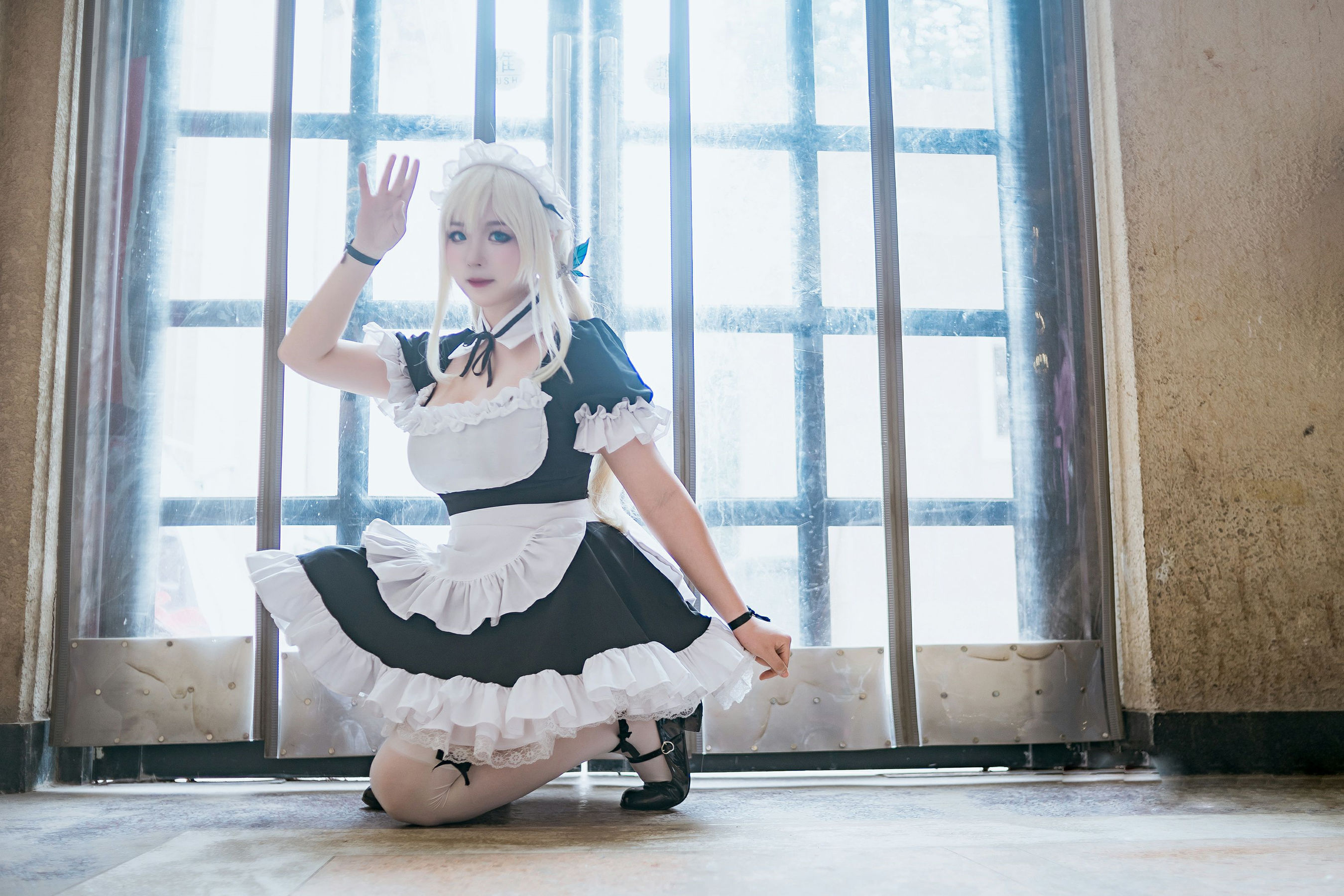 皮皮奶可可爱了啦 – 柏崎星奈女仆 Cosplay-第4张