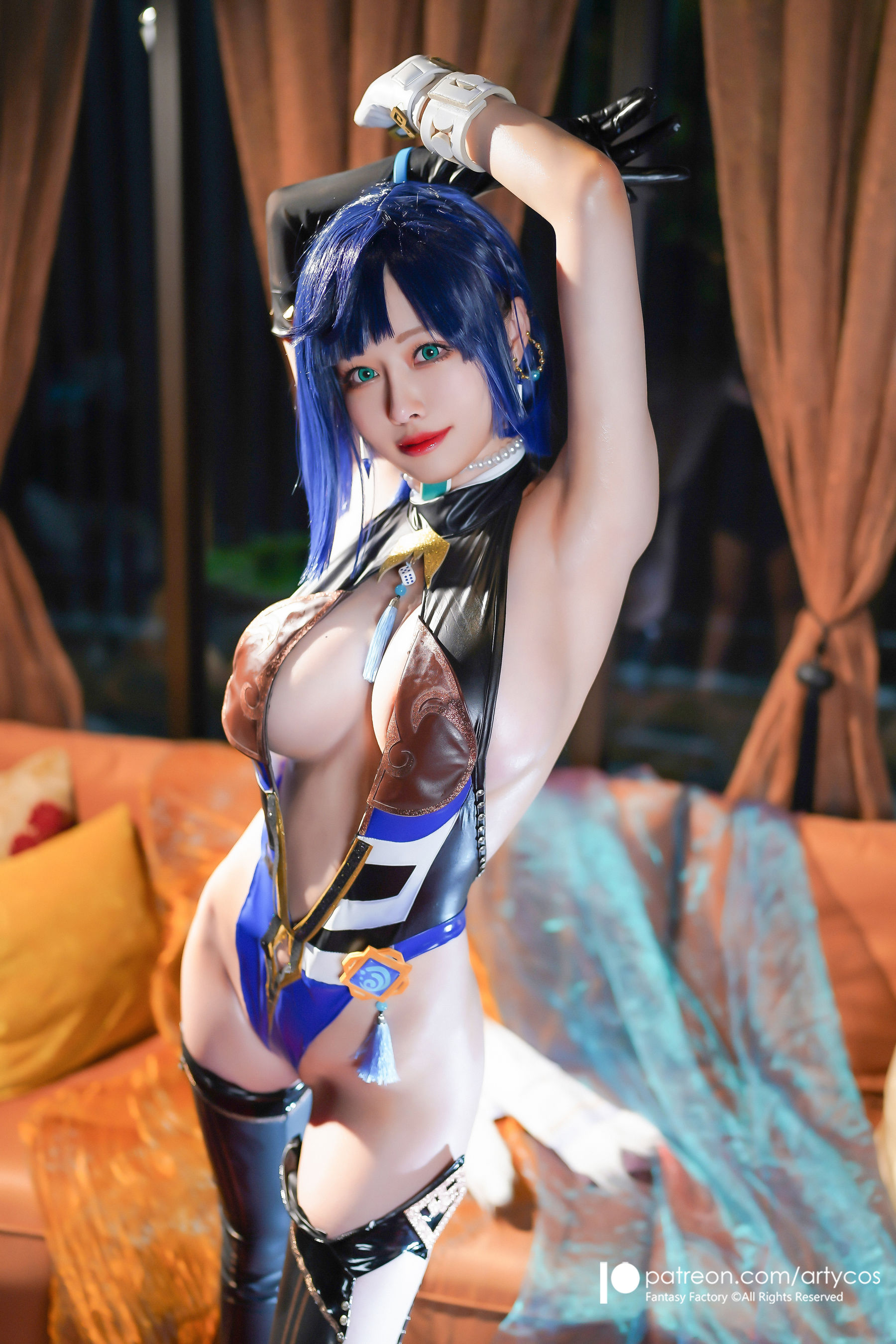 COS妹子Arty亞緹 – Genshin Yelan Cosplay-第2张