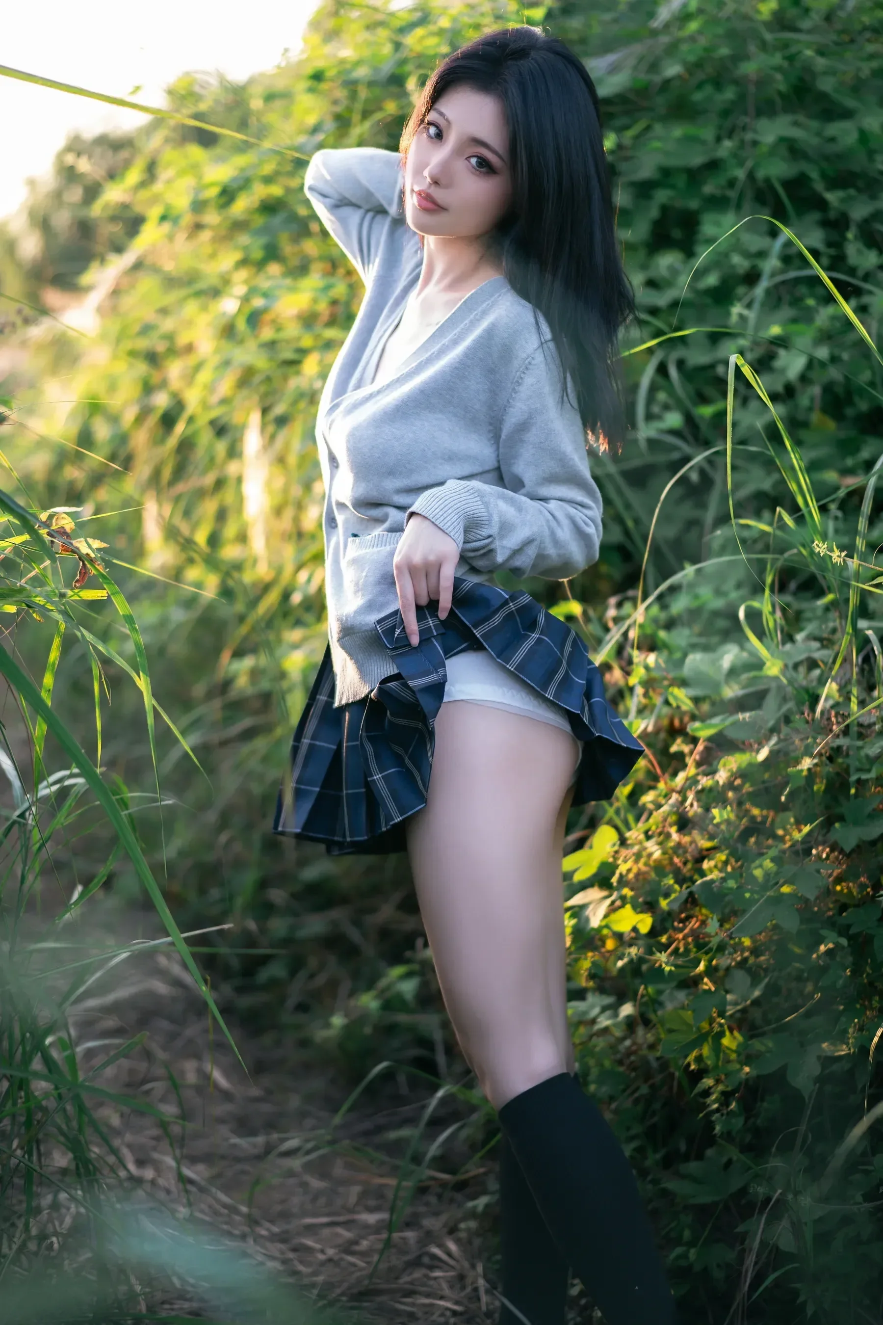桃良阿宅 – 外出JK Cosplay-第27张