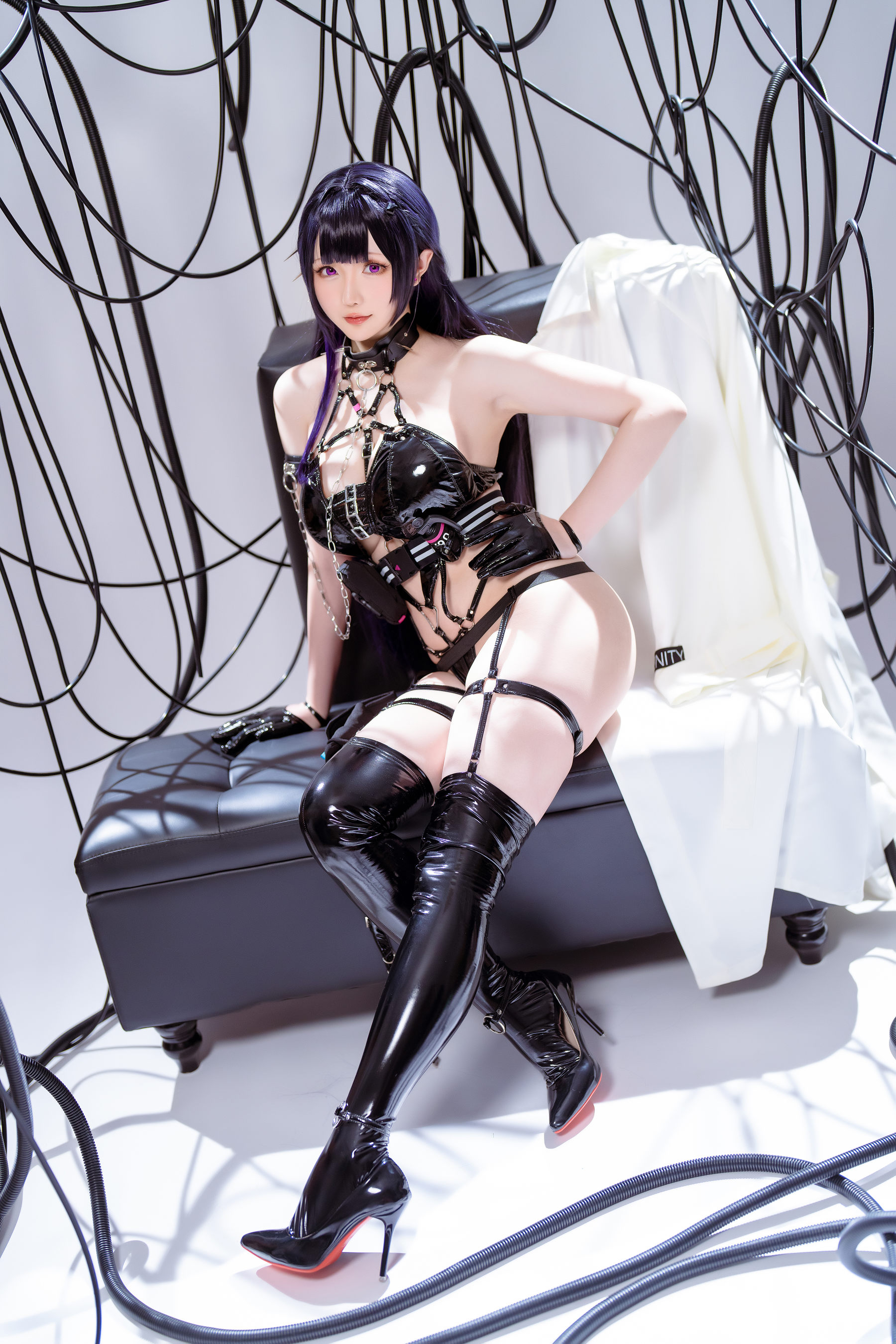 Coser小姐姐星之迟迟 – Nikke-米哈拉 Cosplay-第20张