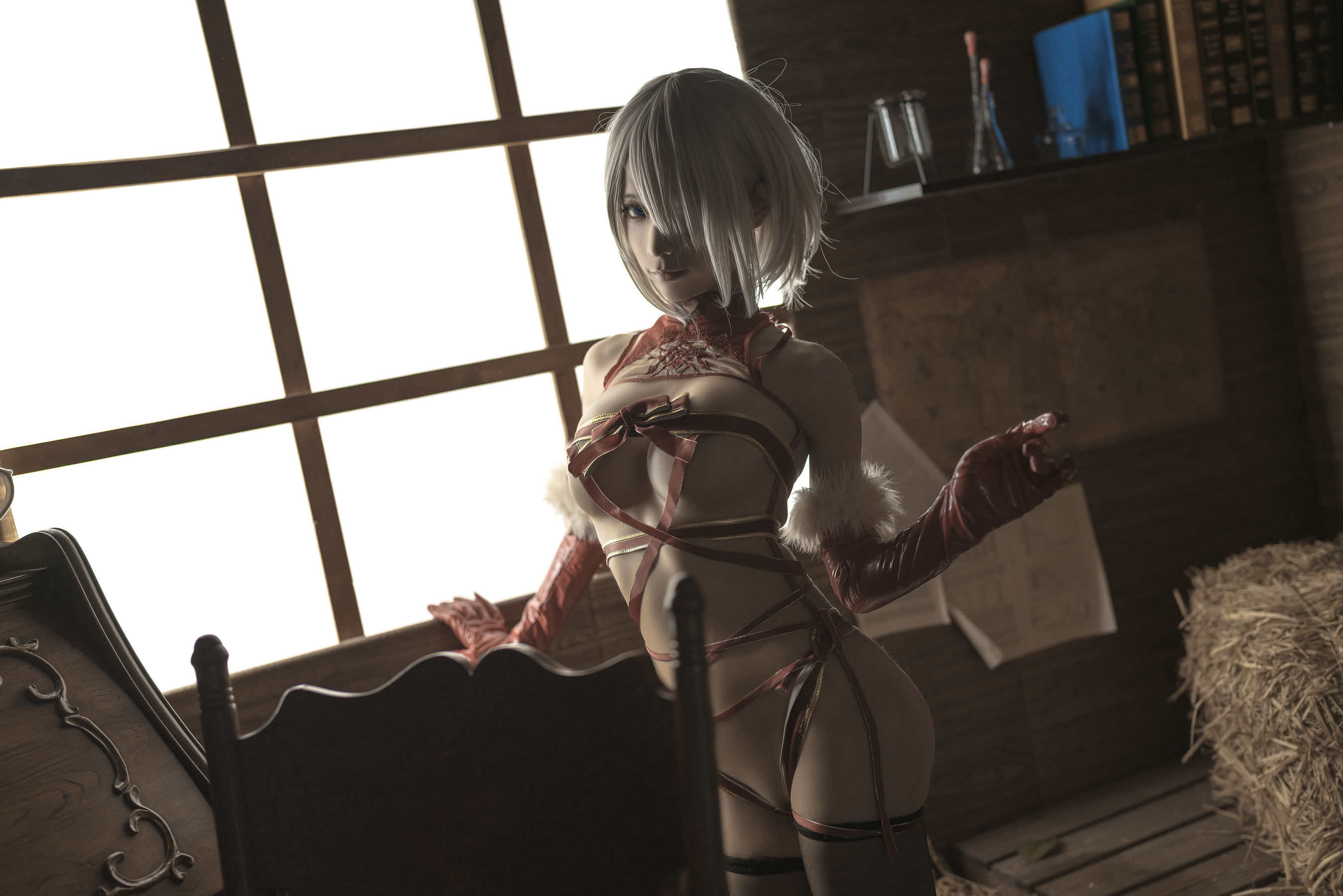 动漫博主蠢沫沫 – 2B圣诞 Cosplay-第36张