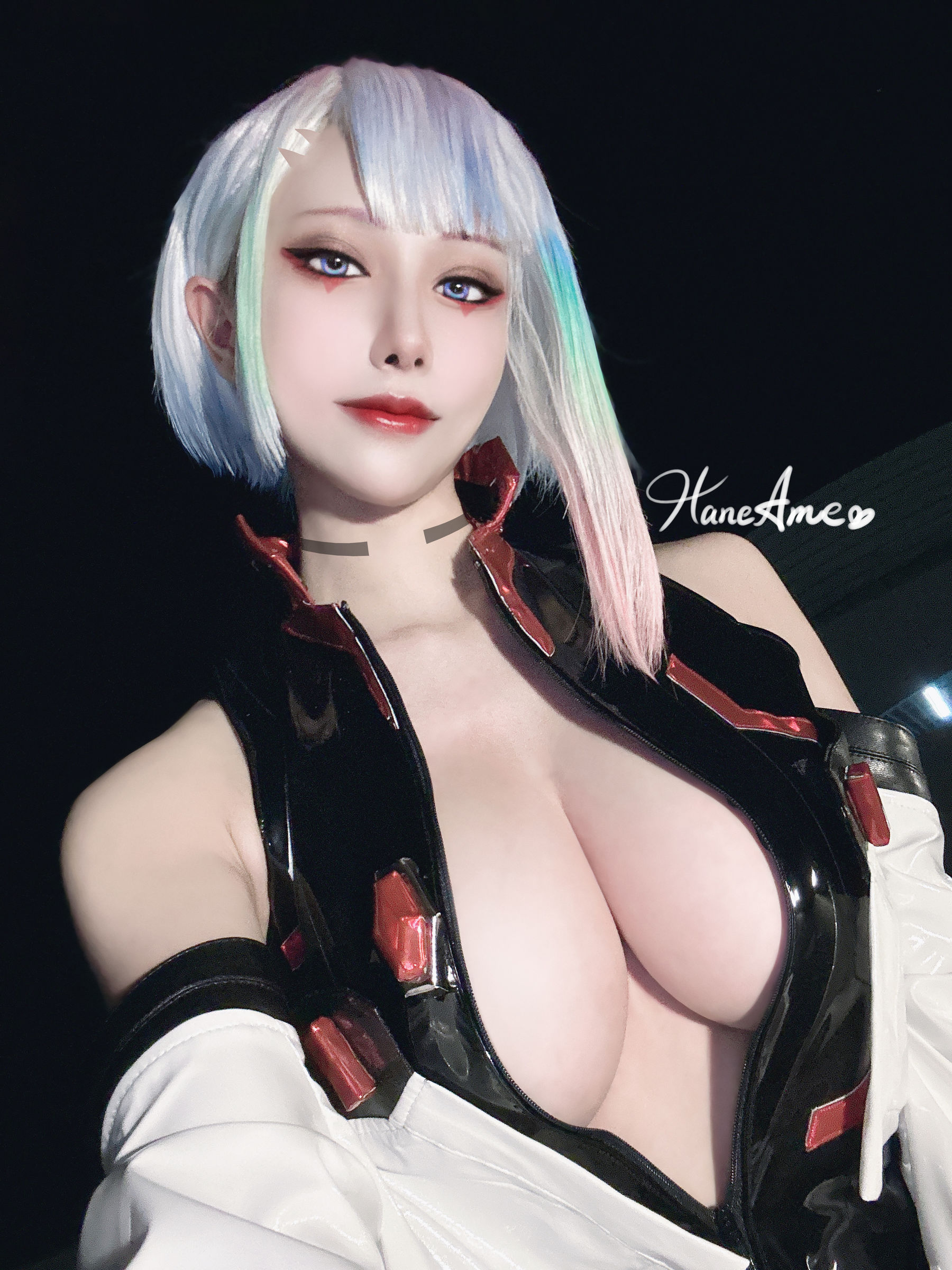 Hane Ame 雨波 – Cyberpunk Lucy Cosplay-第26张