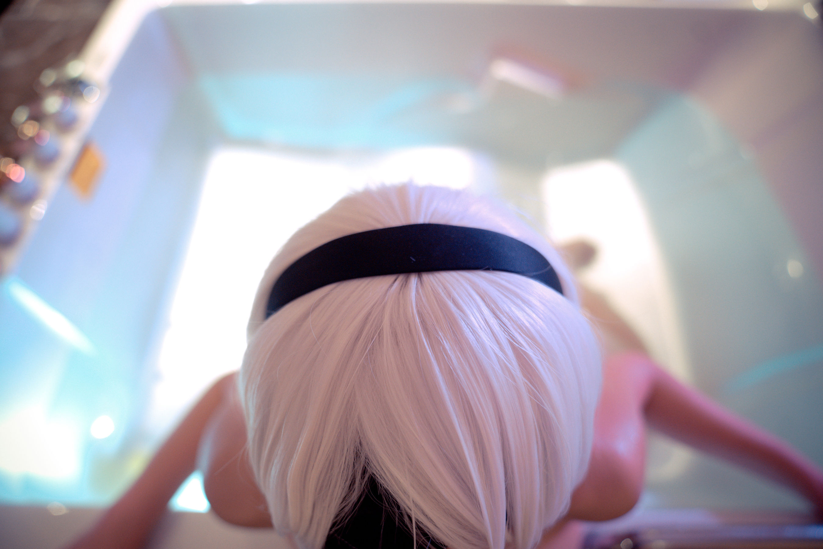 星澜是澜澜叫澜妹呀 – 2B比基尼 Cosplay-第15张