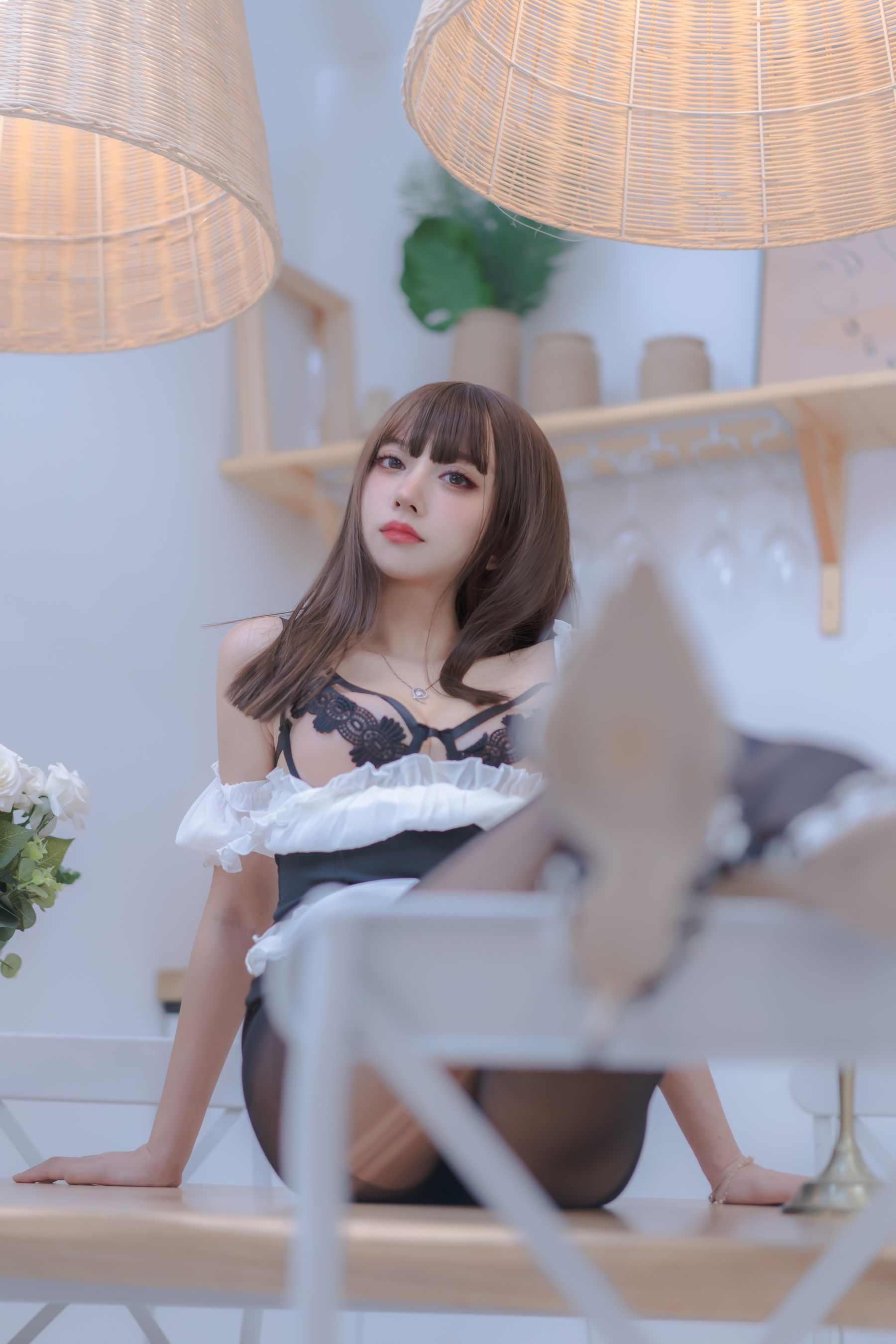 斗鱼米线线sama – 女仆使用手册 Cosplay-第12张