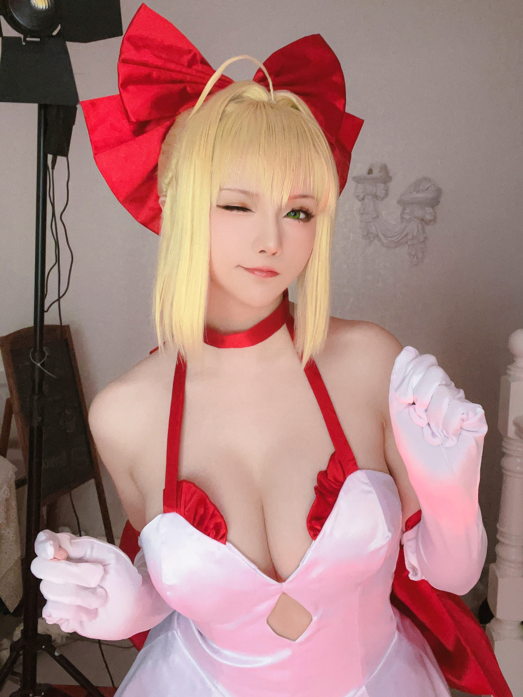 Coser小姐姐星之迟迟 – Fate 尼禄 Cosplay-第26张