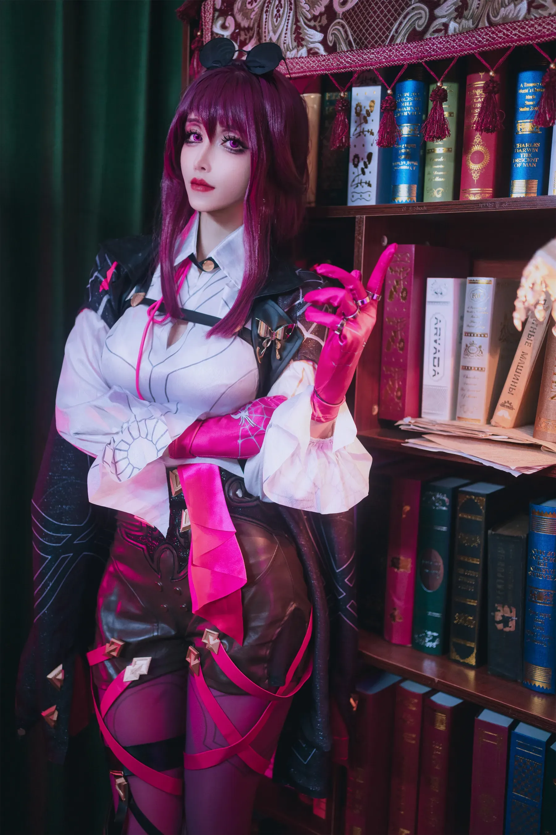 鹿八岁baby – 崩坏∶星穹铁道 卡芙卡 Cosplay-第3张