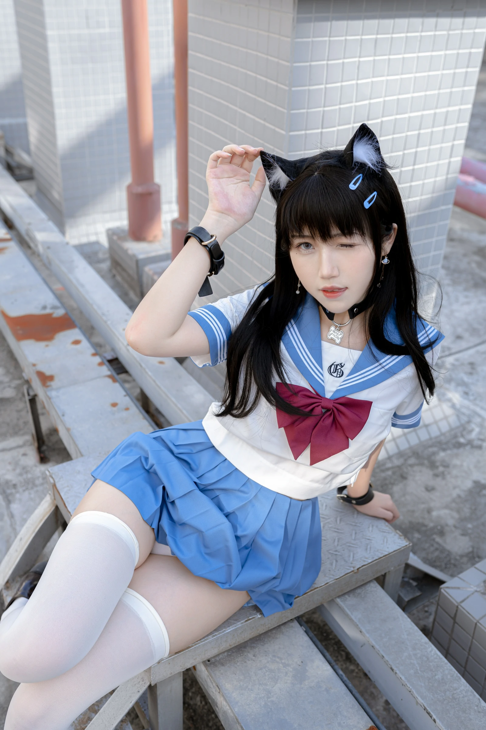 不呆猫 – 天台小m猫 Cosplay-第52张