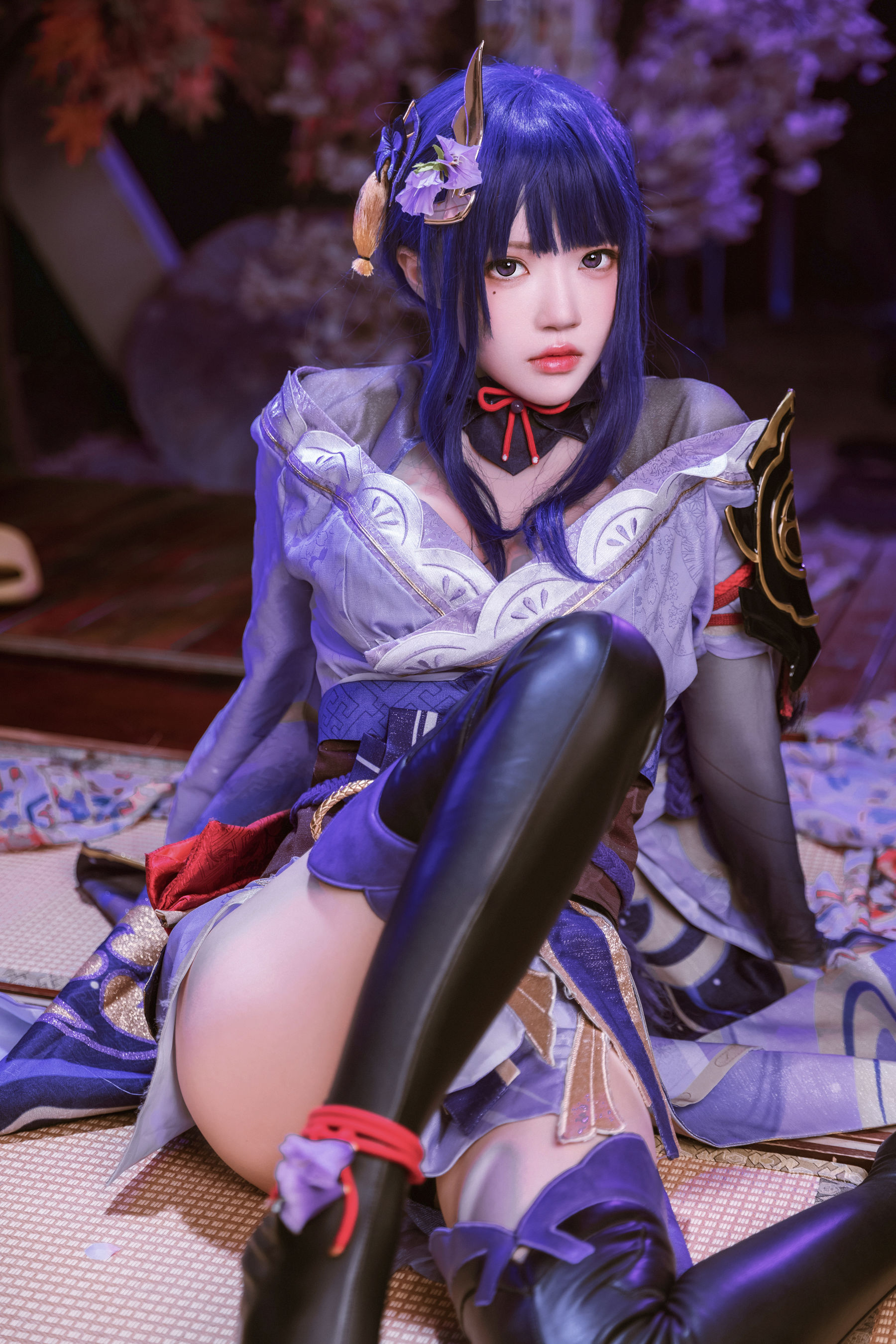 桜桃喵 – 雷电将军 Cosplay-第7张