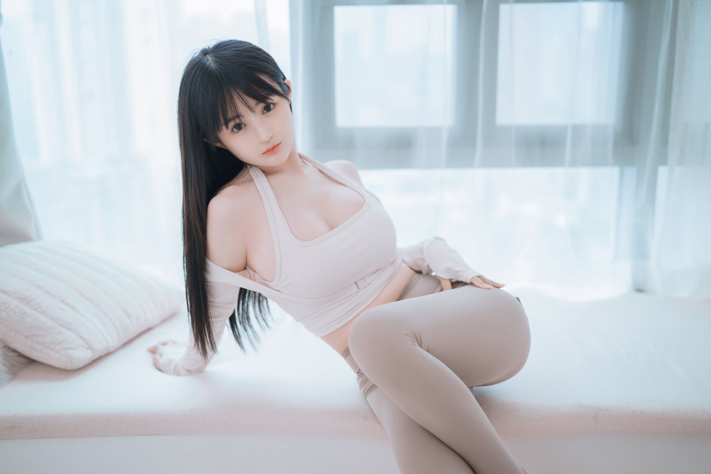 桜井宁宁 – 瑜伽妹妹 Cosplay-第41张