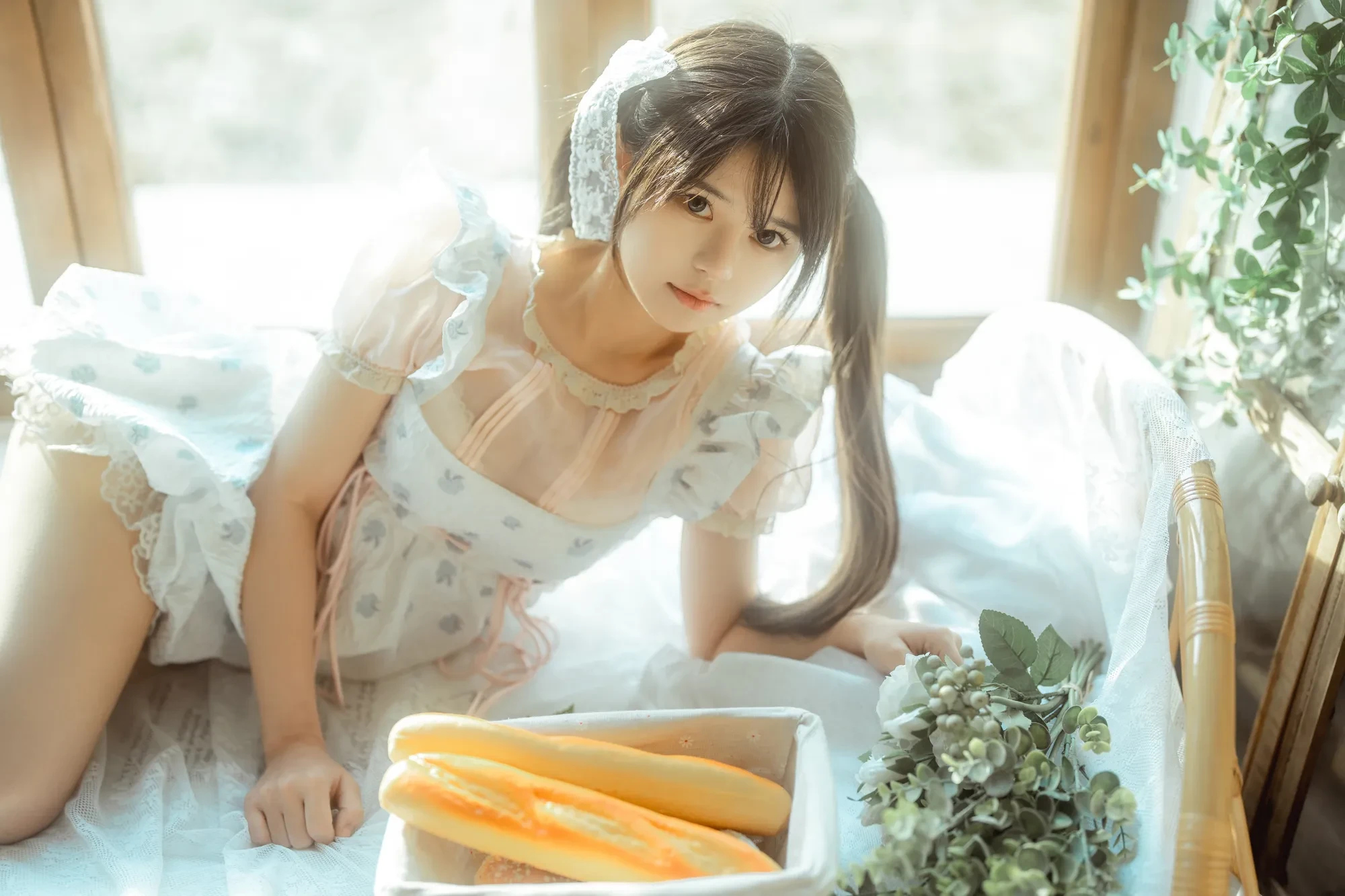 rua阮阮 – 花房 小裙子 Cosplay-第16张
